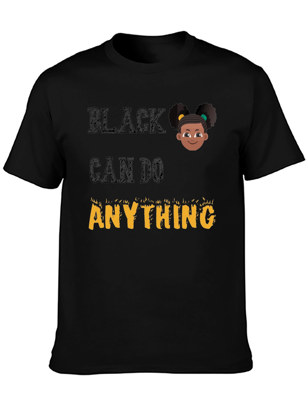 Black Can Do Anything Graphic Tee