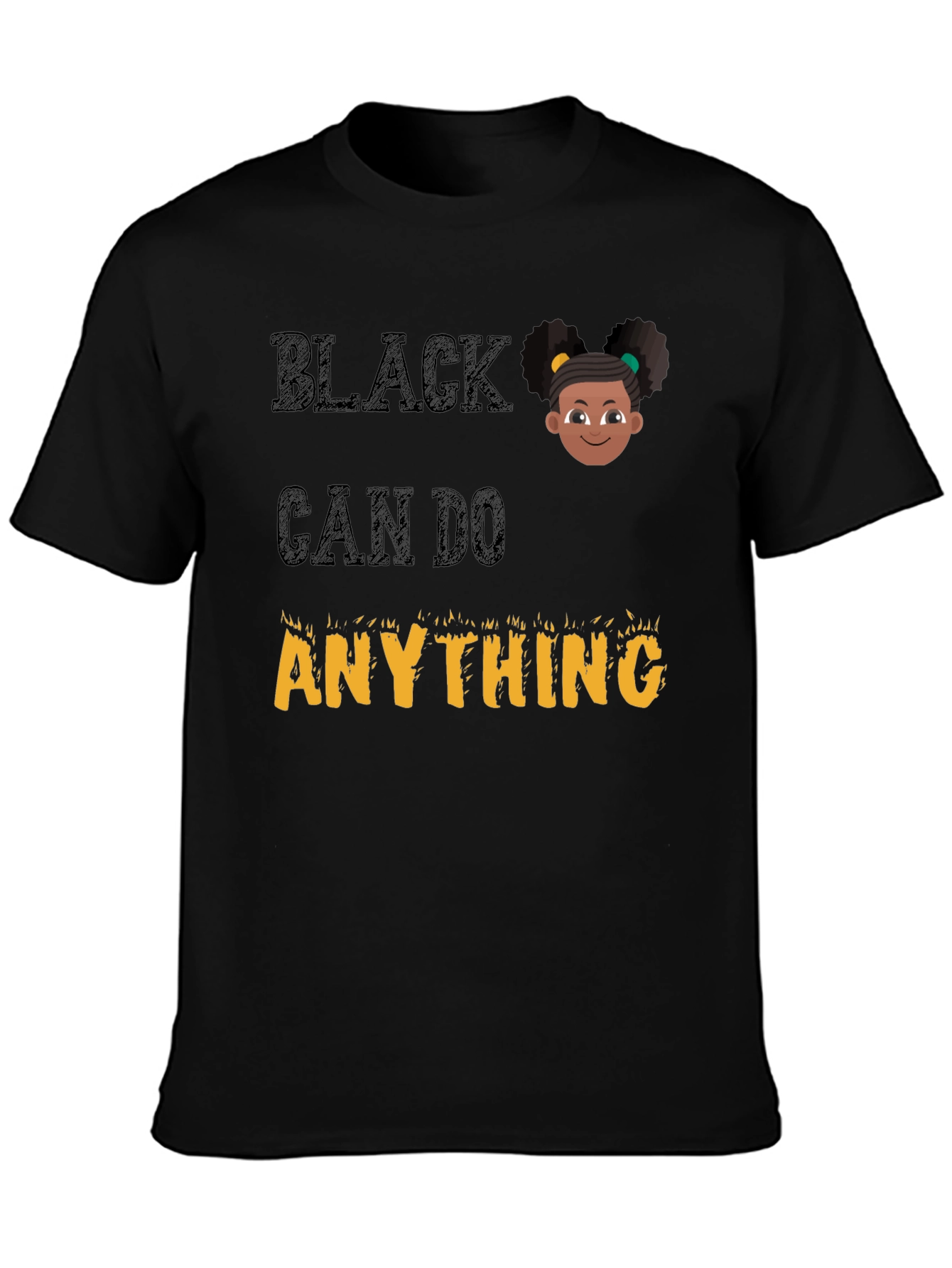 Black Can Do Anything Graphic Tee