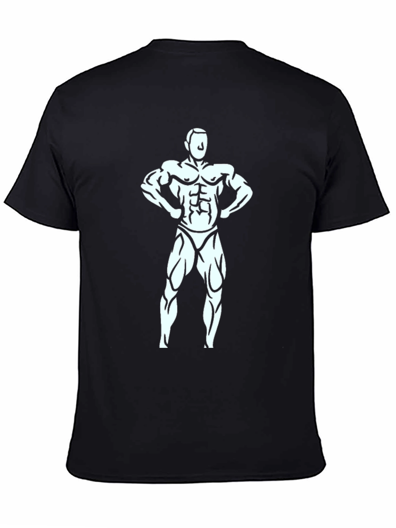 Black Bodybuilder Graphic T-Shirt