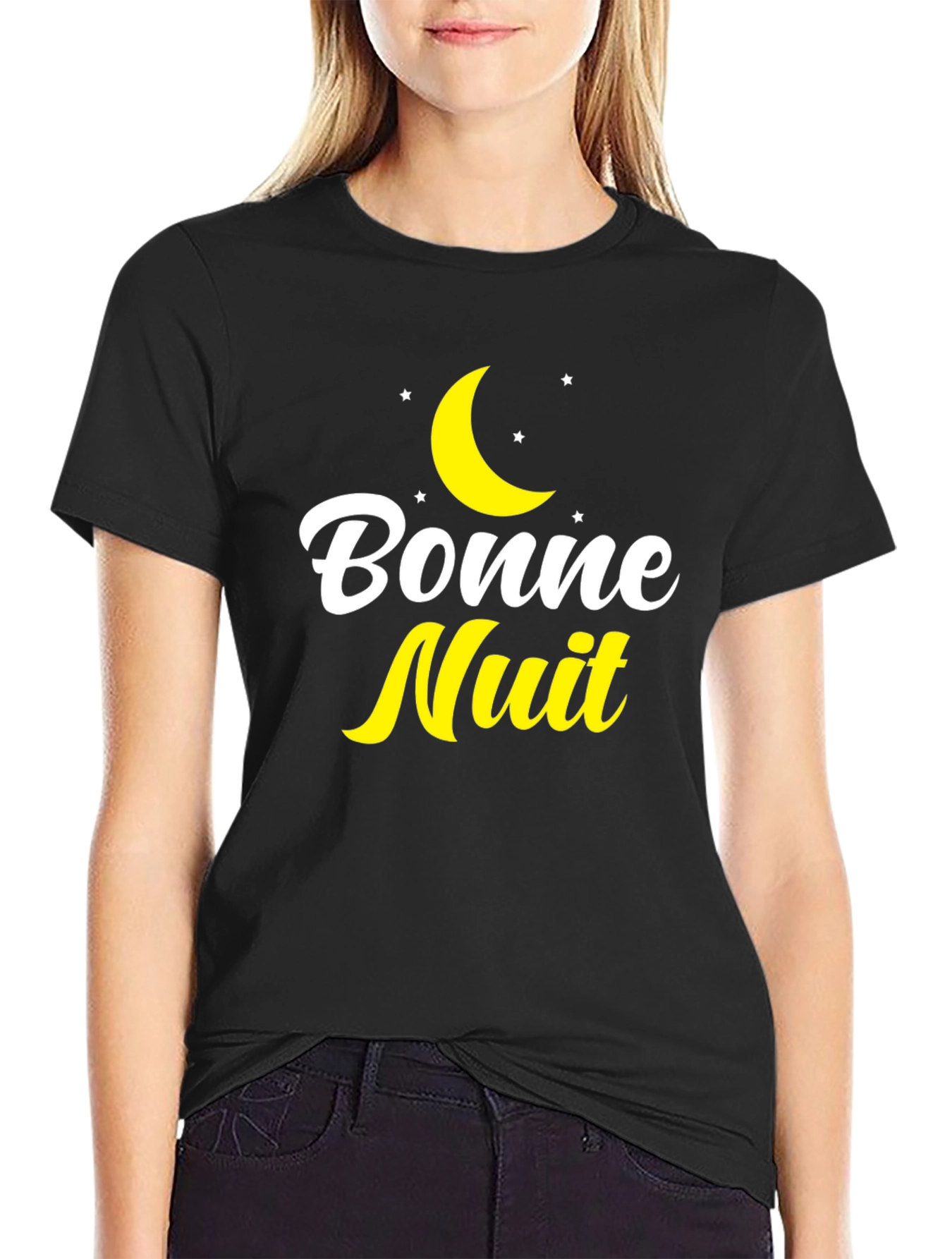 Bonne Nuit Graphic Tee - French Good Night Shirt