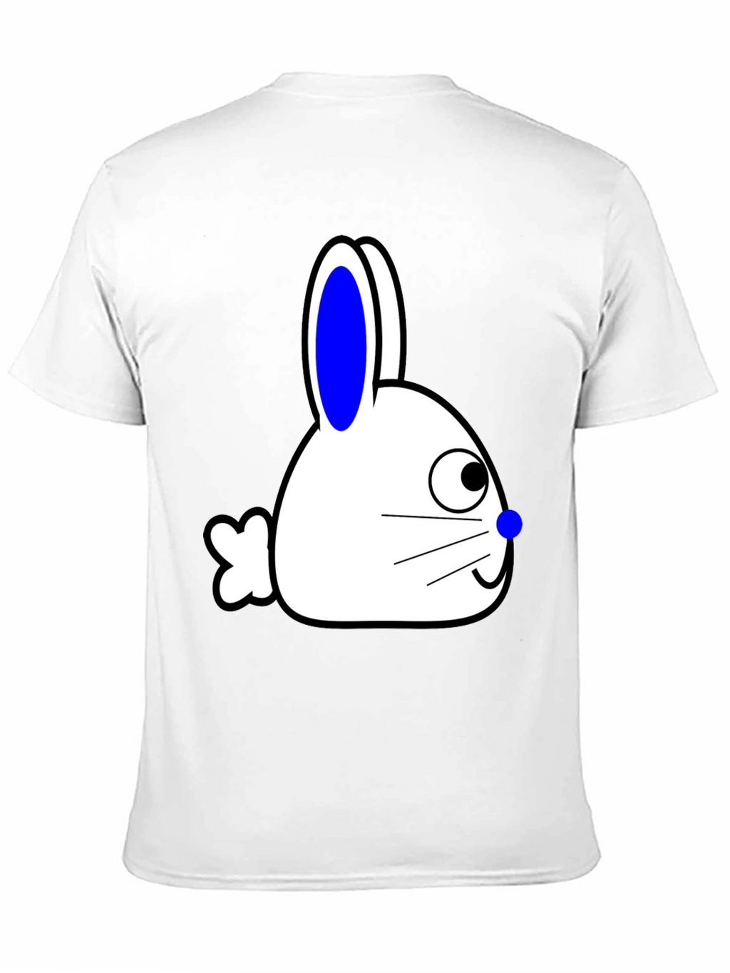 Bunny Graphic Tee - Black Cotton Blend