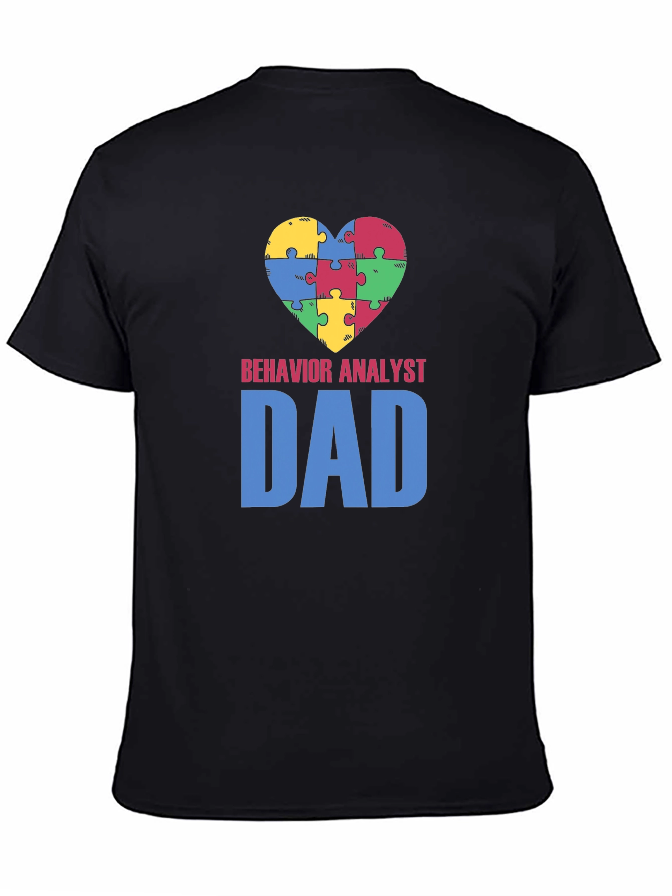 Behavior Analyst Dad Autism Awareness T-Shirt
