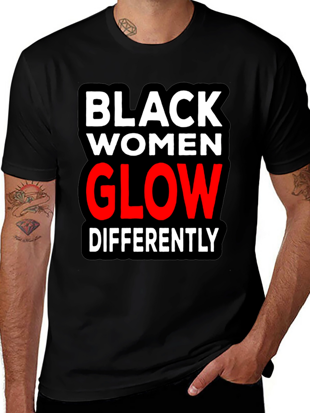 Black Women Glow Differently T-Shirt