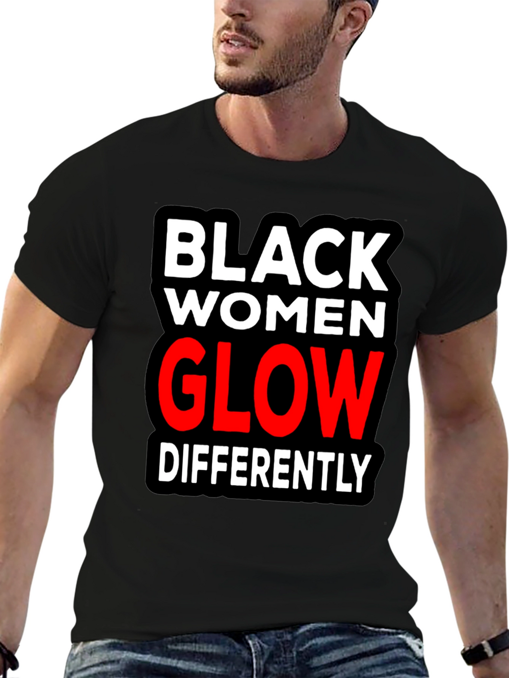 Black Women Glow Differently T-Shirt