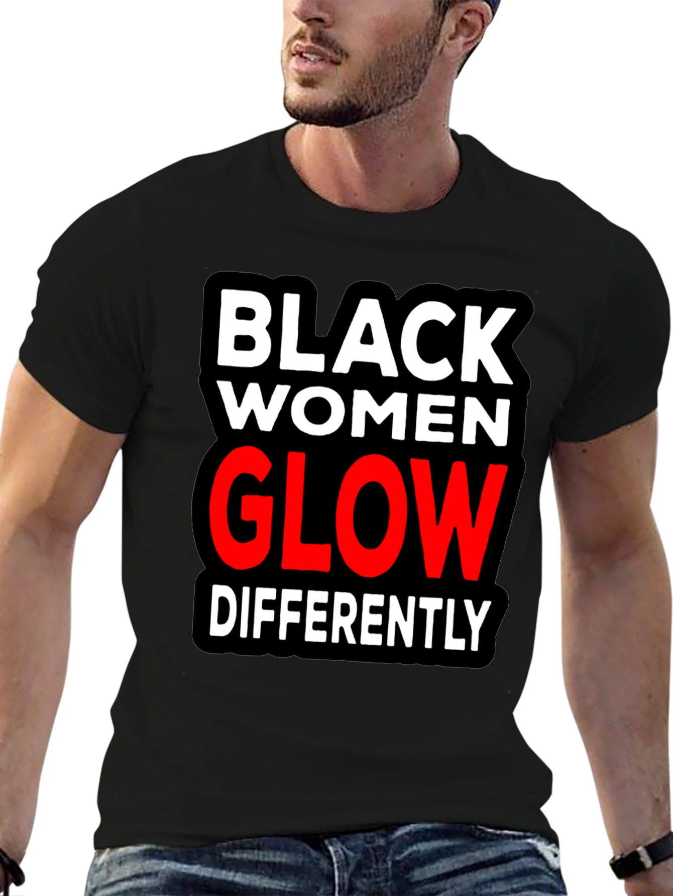 Black Women Glow Differently T-Shirt