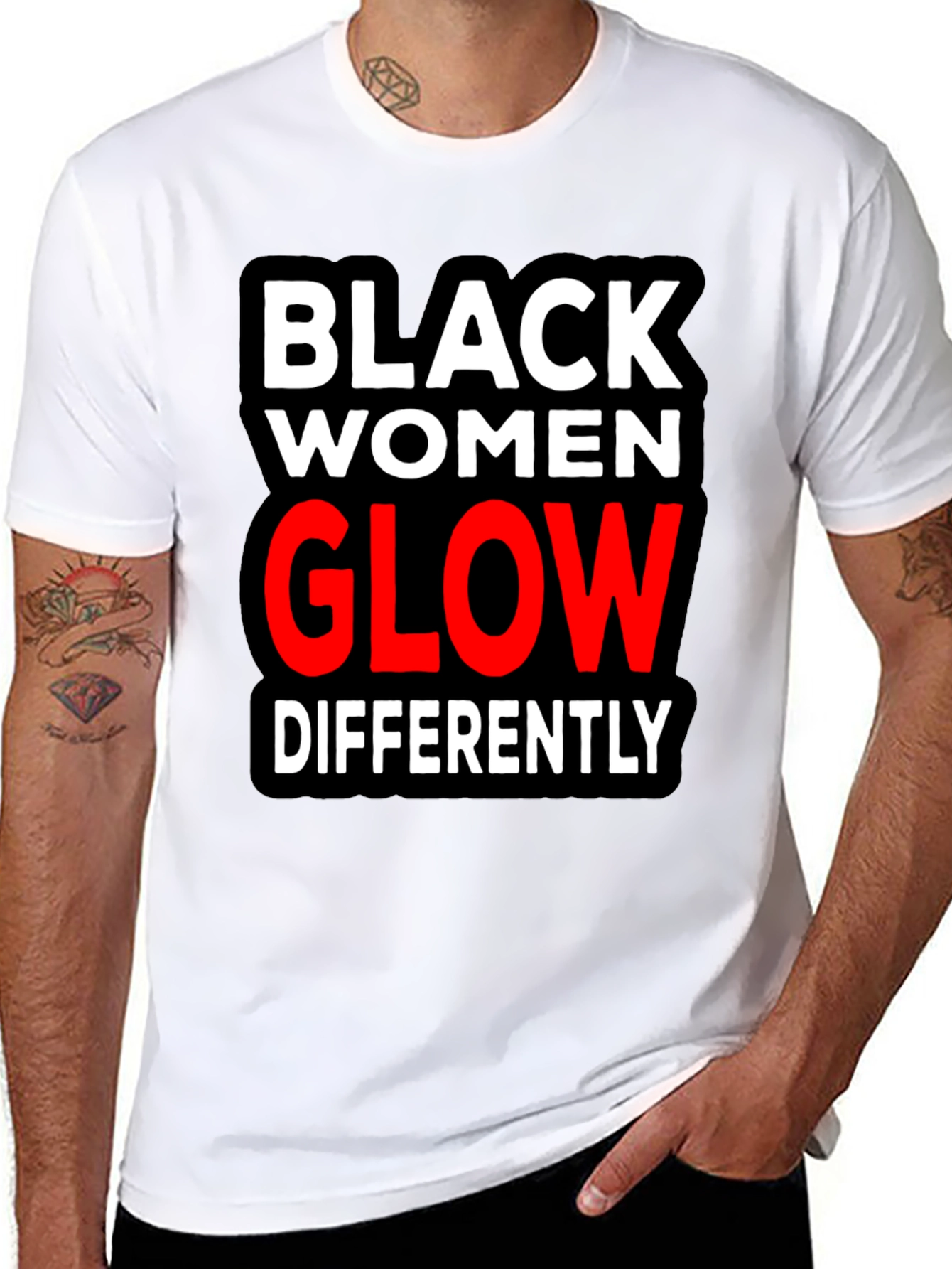 Black Women Glow Differently T-Shirt