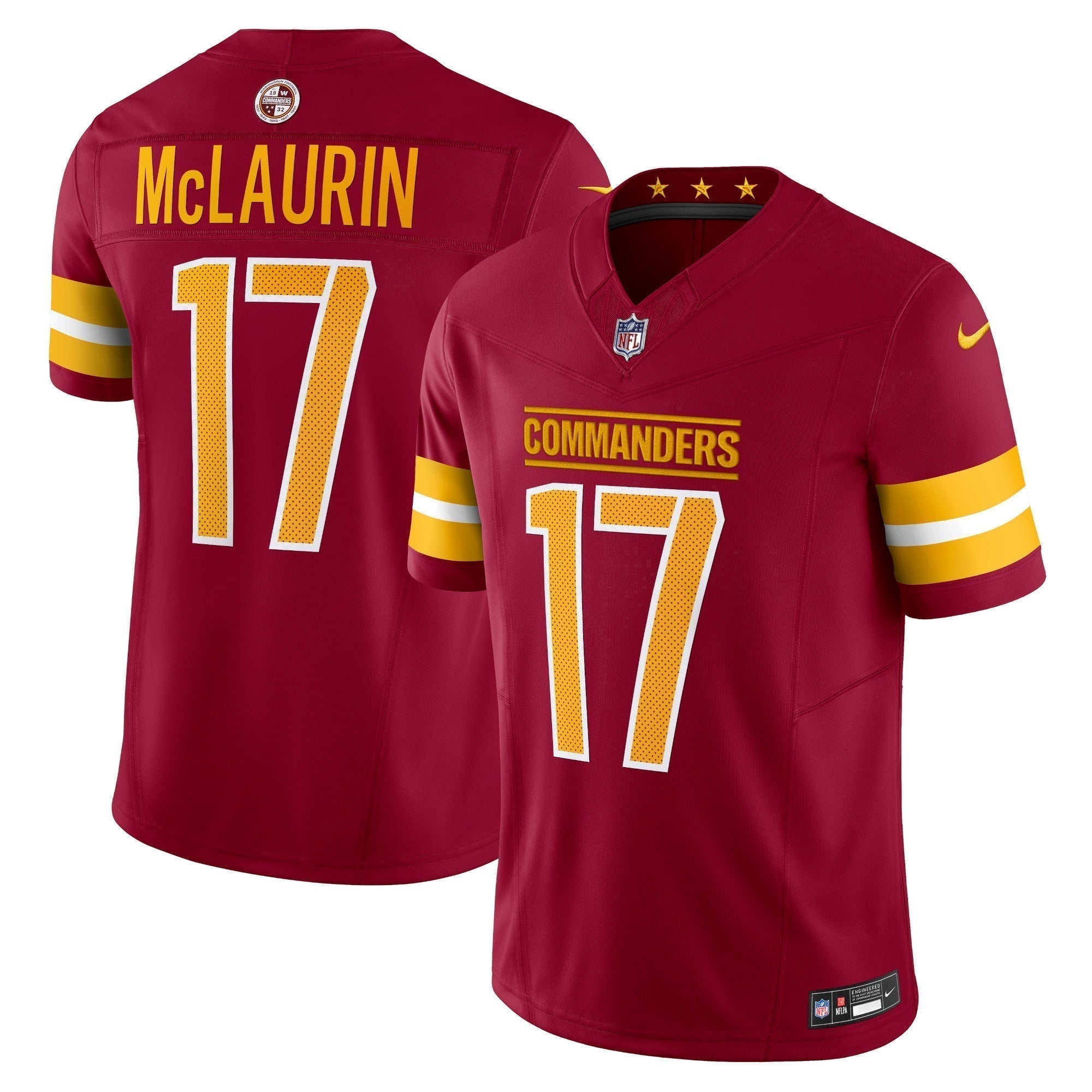 Terry McLaurin Washington Commanders Nike Vapor F.U.S.E. Limited Jersey - Burgundy