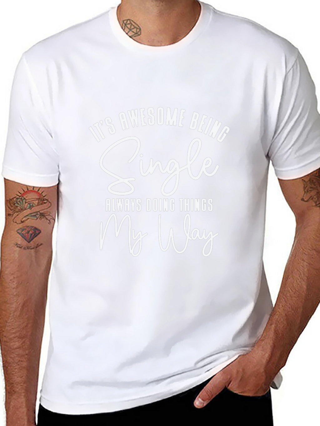 Awesome Being Single T-Shirt