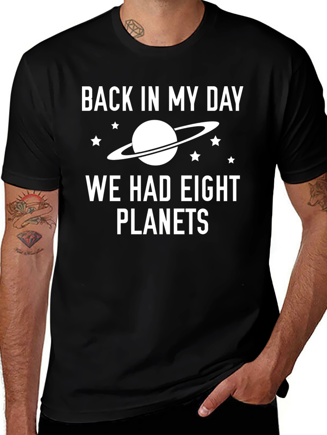 Back in My Day Eight Planets T-Shirt