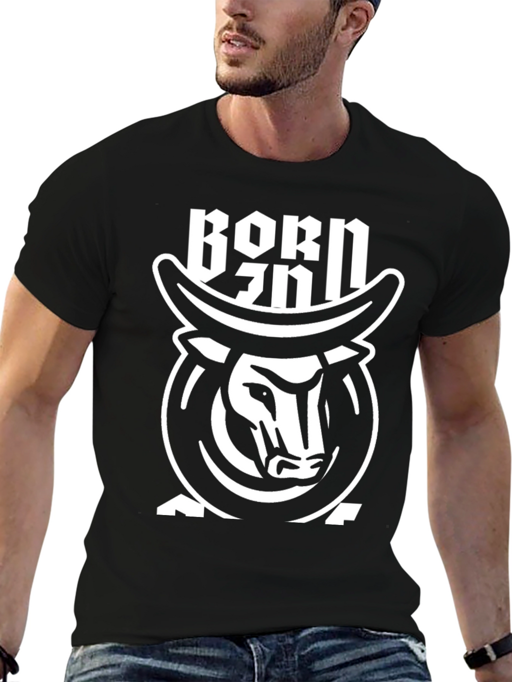 Born Under Taurus Zodiac Bull T-Shirt