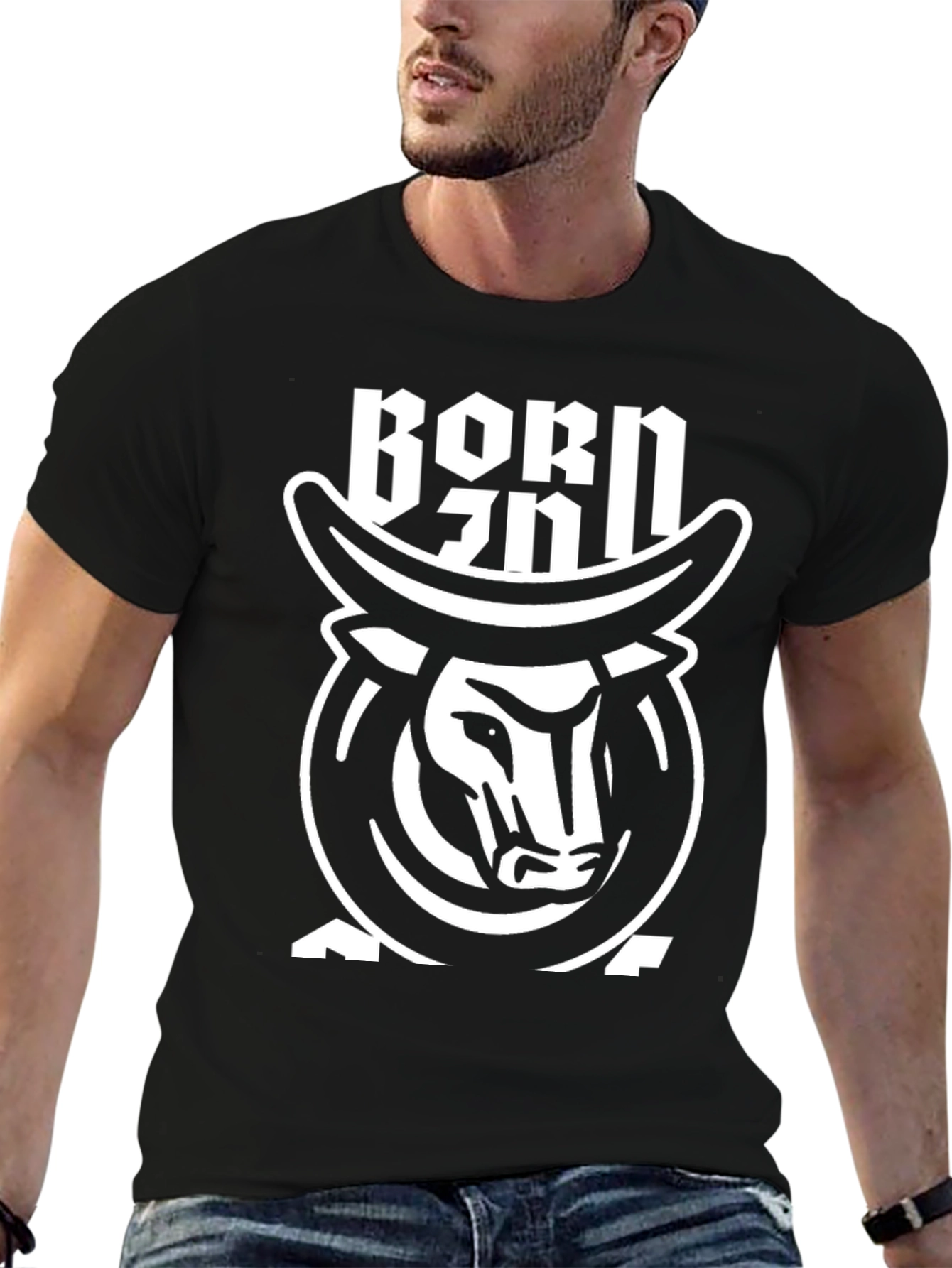 Born Under Taurus Zodiac Bull T-Shirt