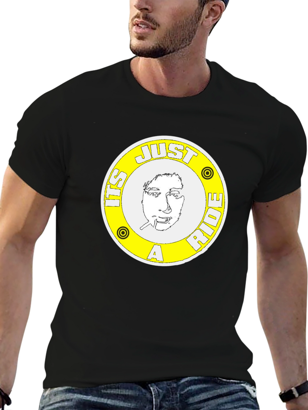 Bill Hicks Just A Ride Black T-Shirt