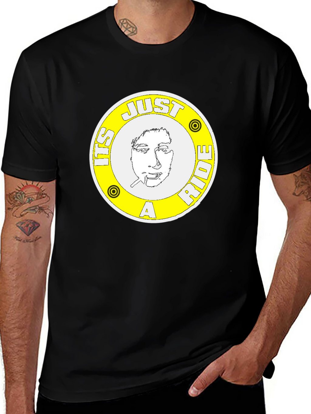 Bill Hicks Just A Ride Black T-Shirt