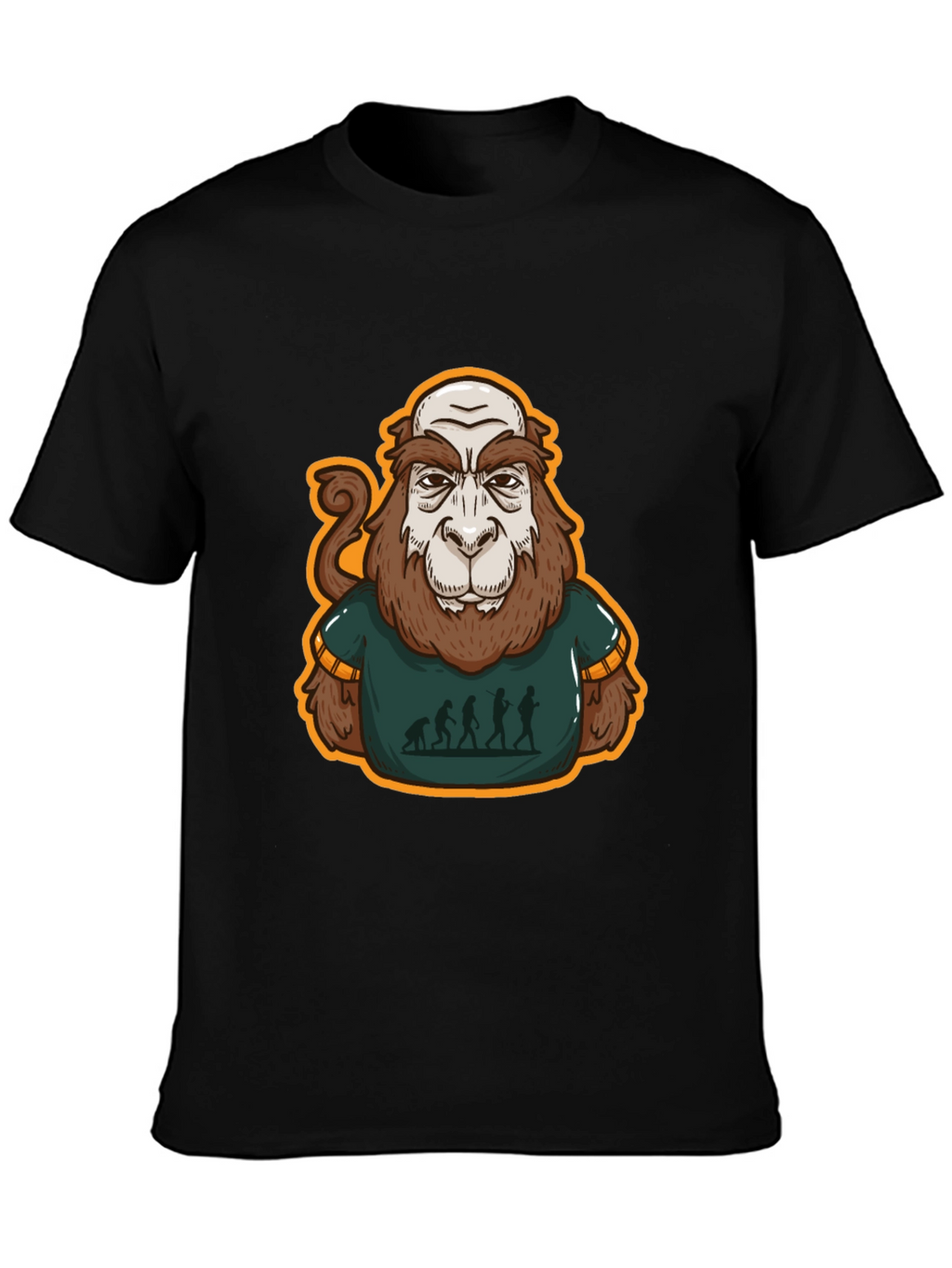 Bigfoot Evolution T-Shirt - Funny Sasquatch Tee