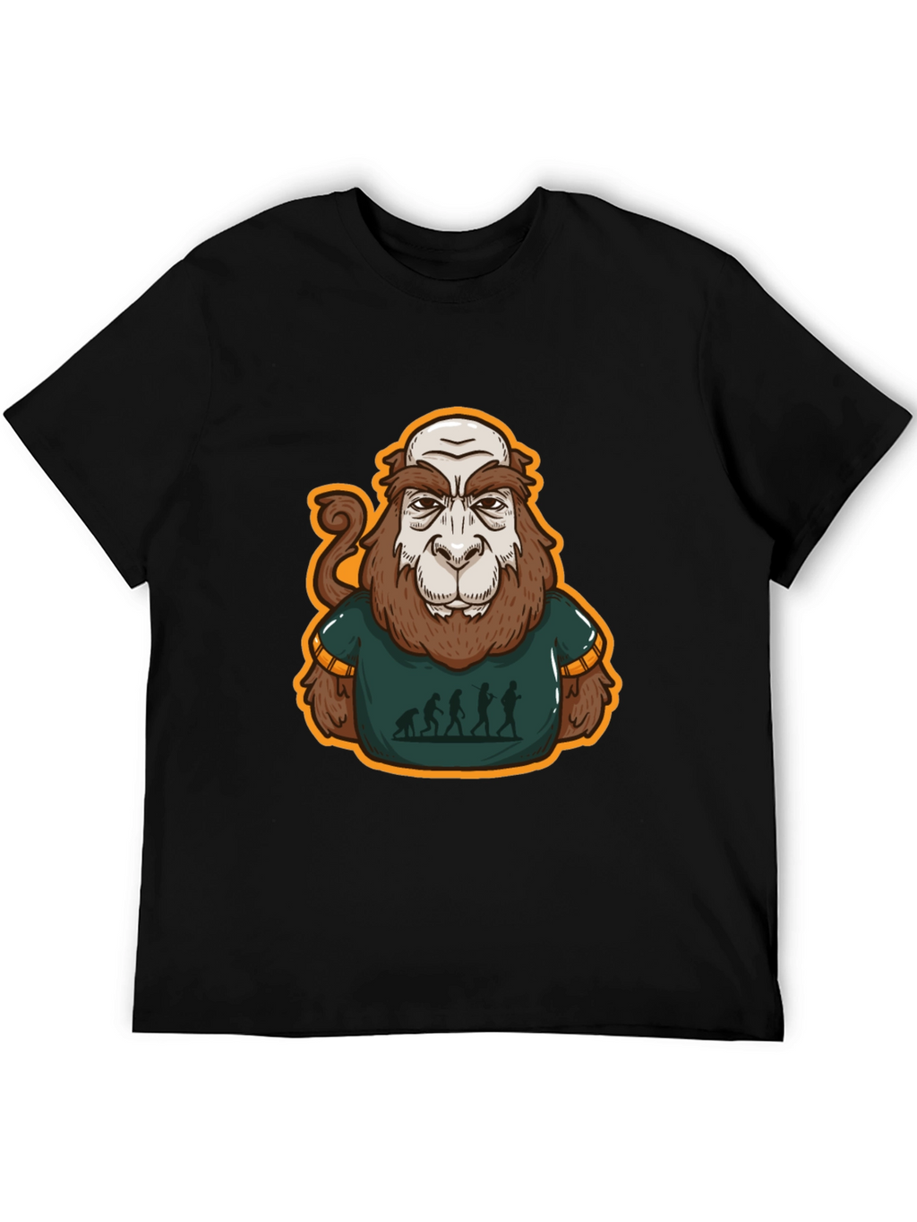 Bigfoot Evolution T-Shirt - Funny Sasquatch Tee