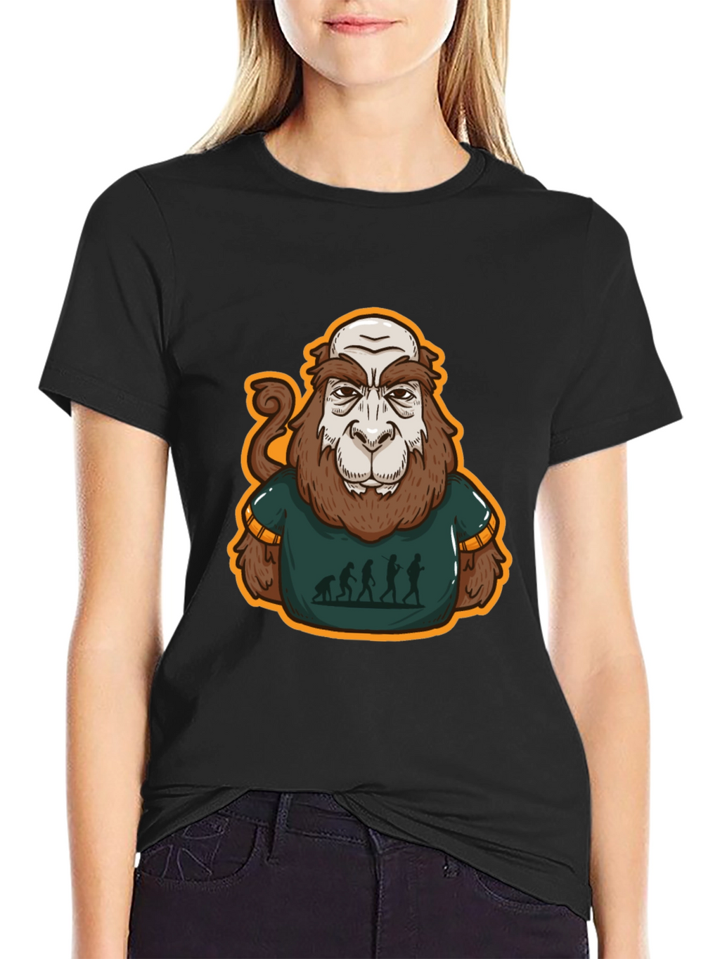 Bigfoot Evolution T-Shirt - Funny Sasquatch Tee