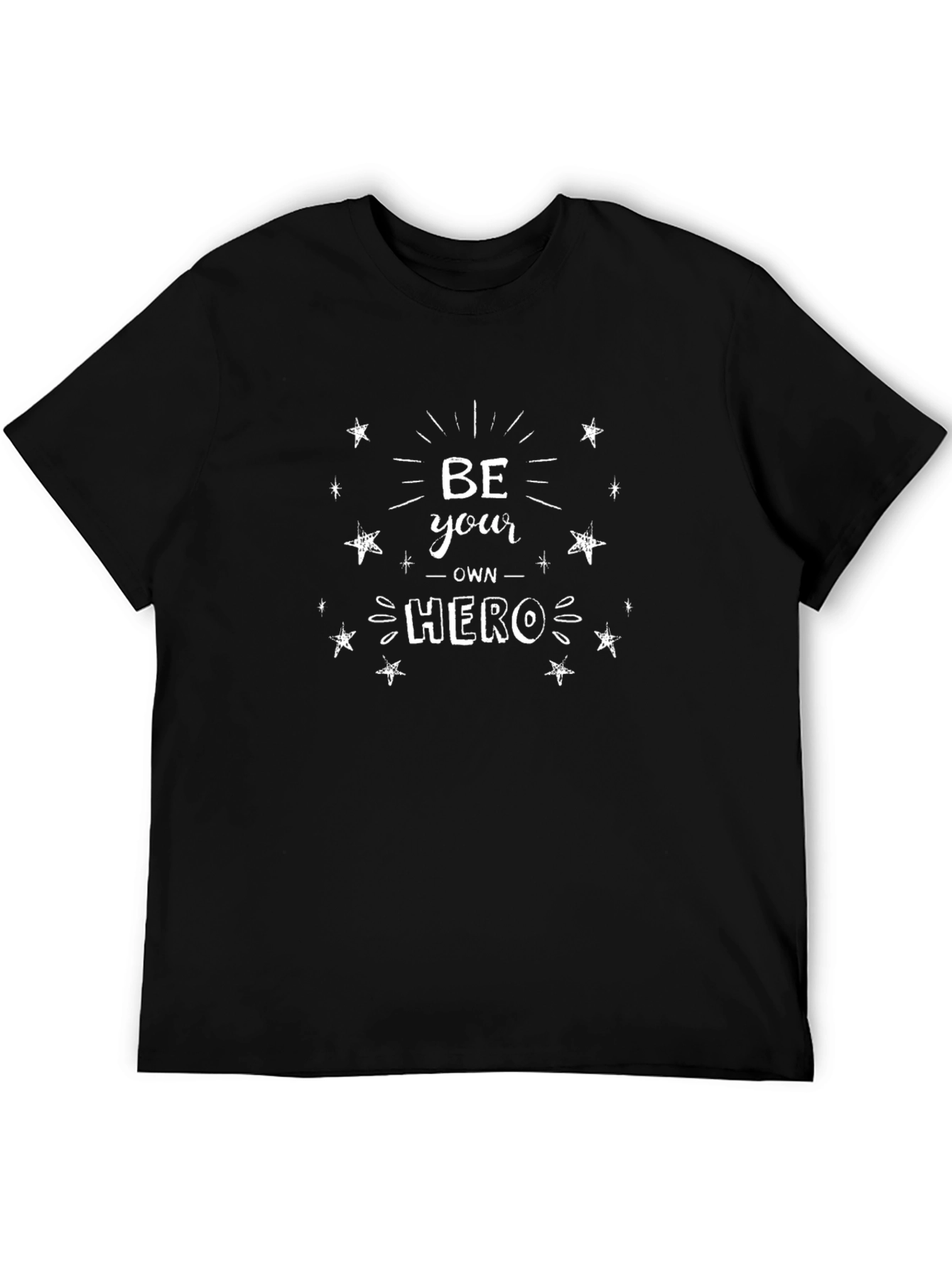 Be Your Own Hero Black T-Shirt