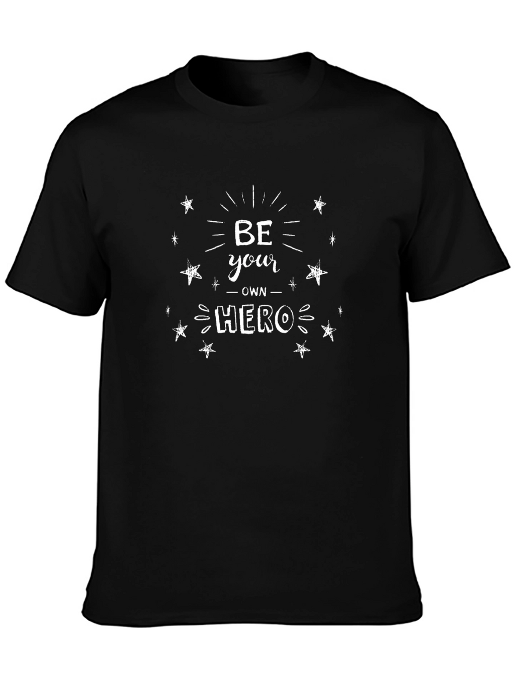 Be Your Own Hero Black T-Shirt