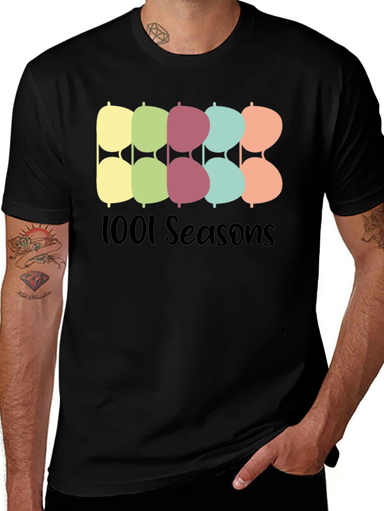 1001 Seasons Graphic Print T-Shirt