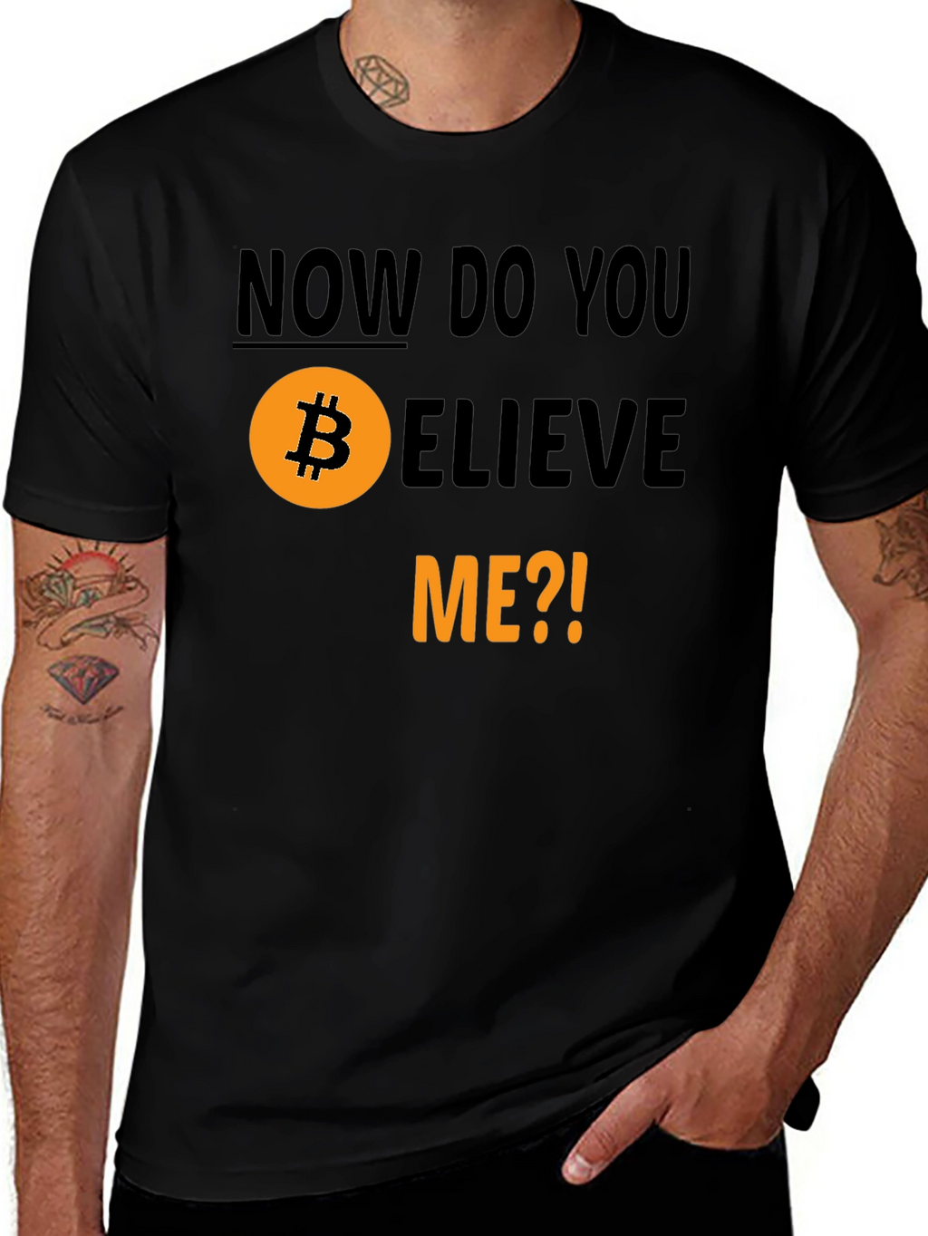 Bitcoin Believer T-Shirt - Crypto HODL Tee