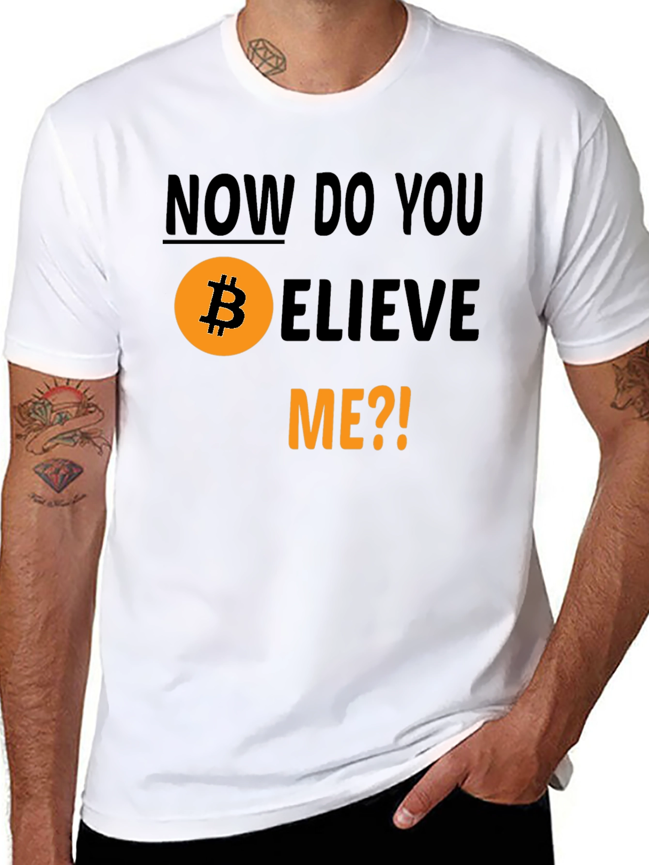 Bitcoin Believer T-Shirt - Crypto HODL Tee