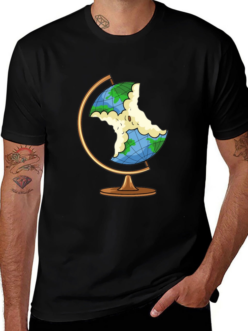 Bitten Globe Tee - Earth Day Apparel