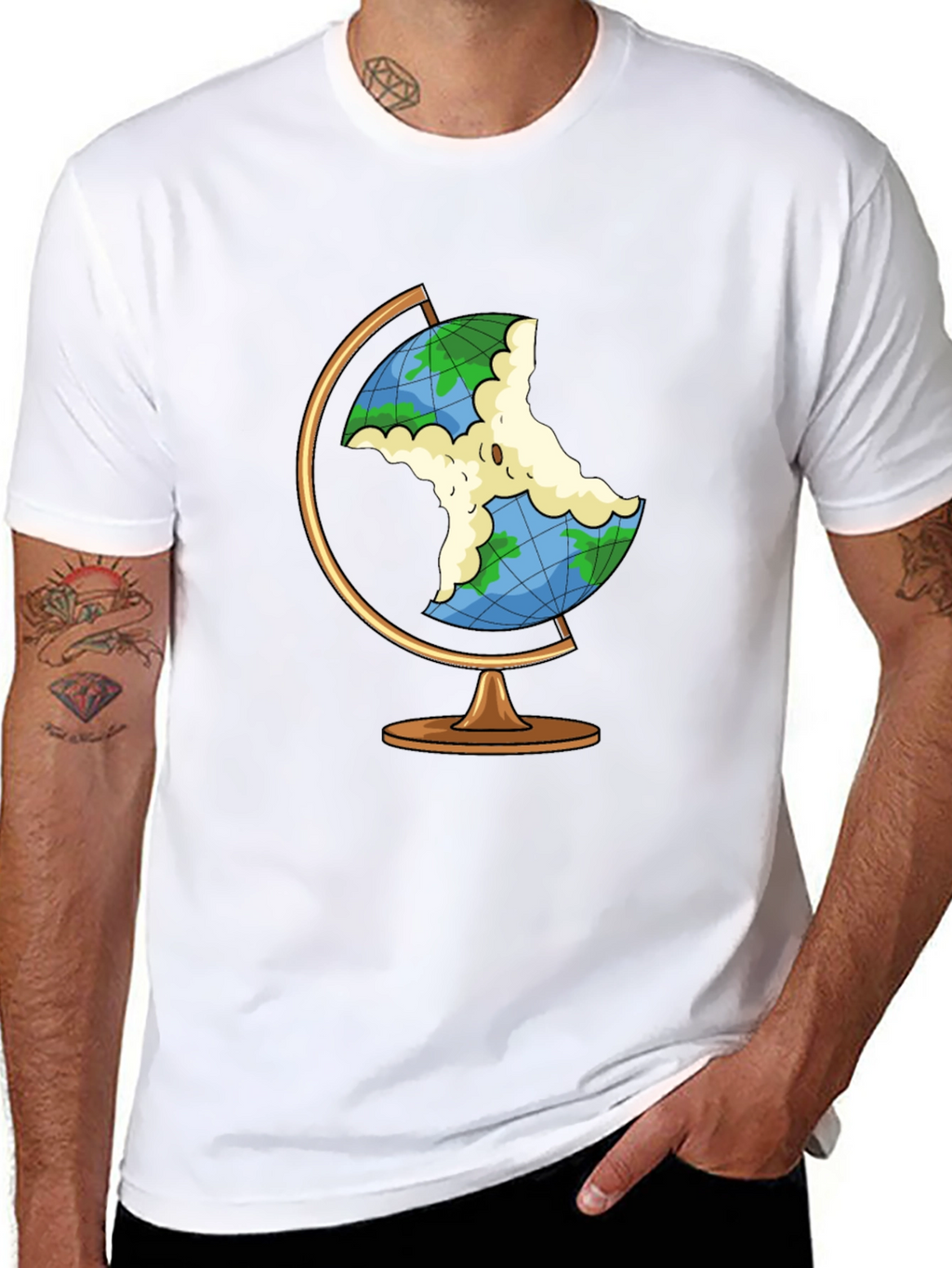 Bitten Globe Tee - Earth Day Apparel