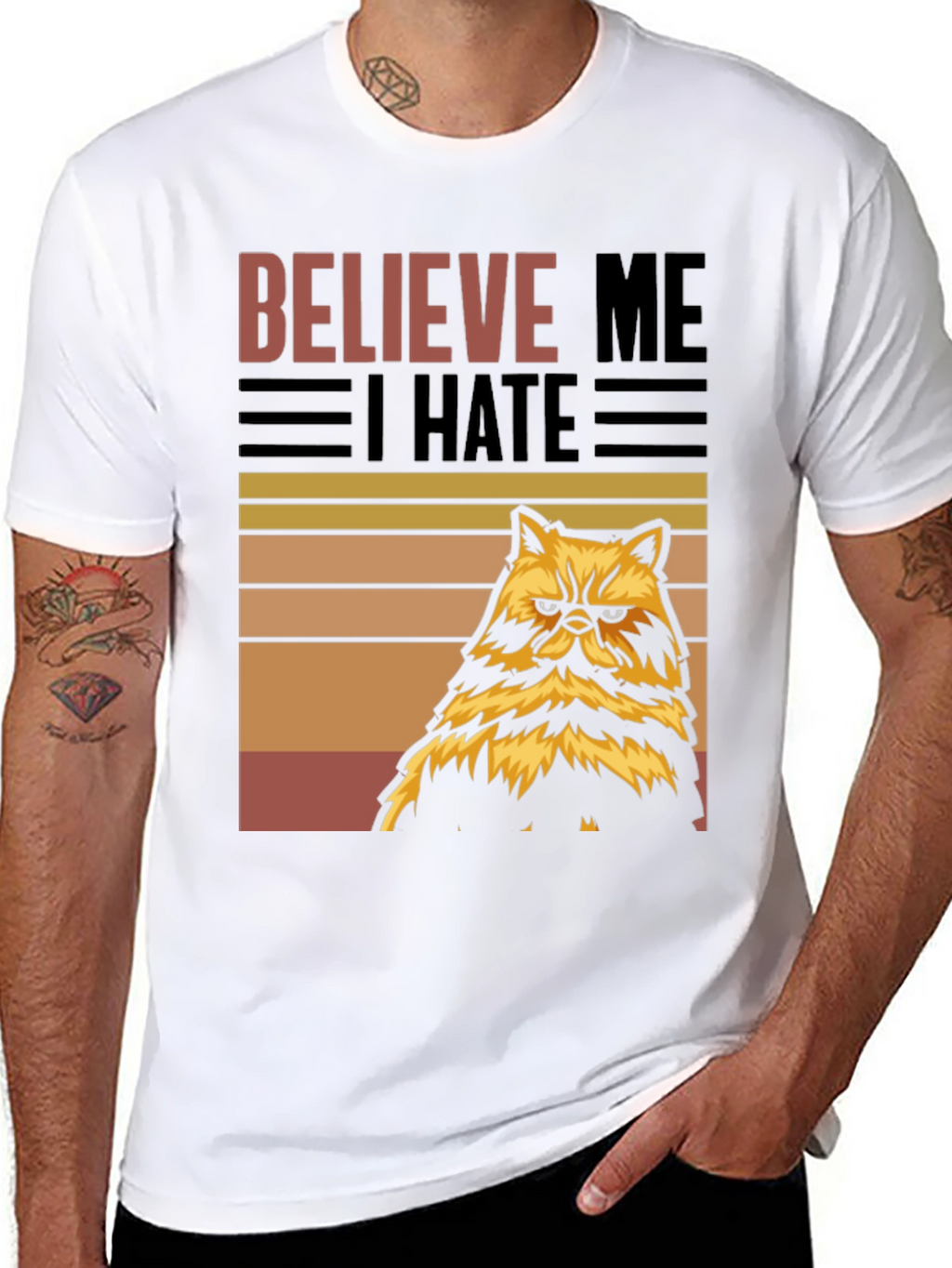 Believe Me I Hate Grumpy Cat T-Shirt