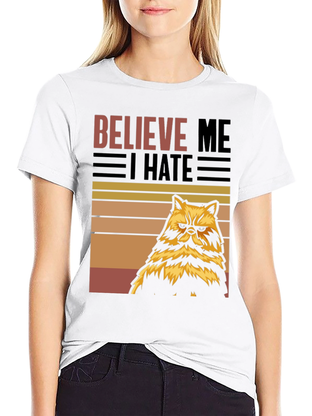 Believe Me I Hate Grumpy Cat T-Shirt
