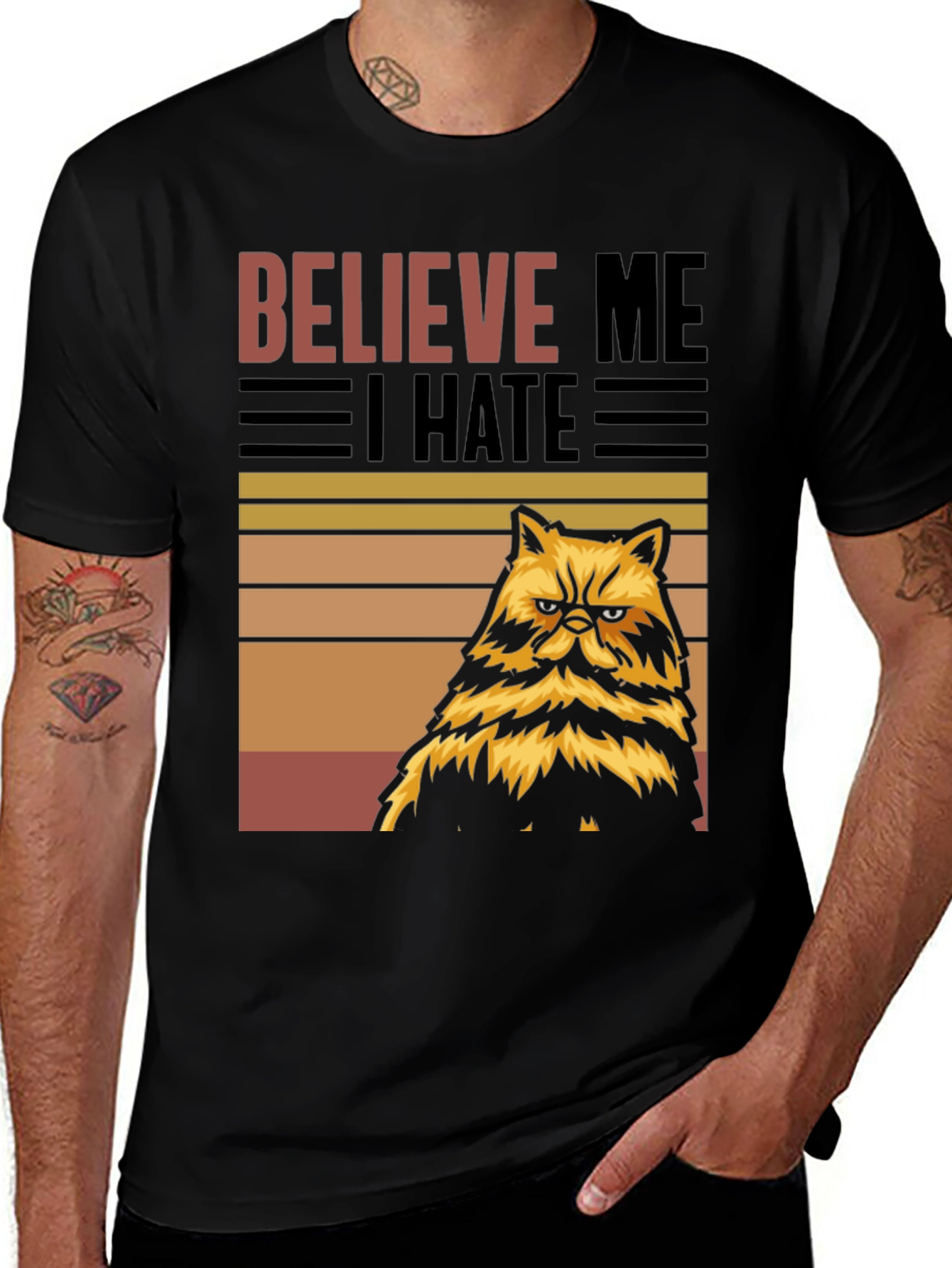 Believe Me I Hate Grumpy Cat T-Shirt