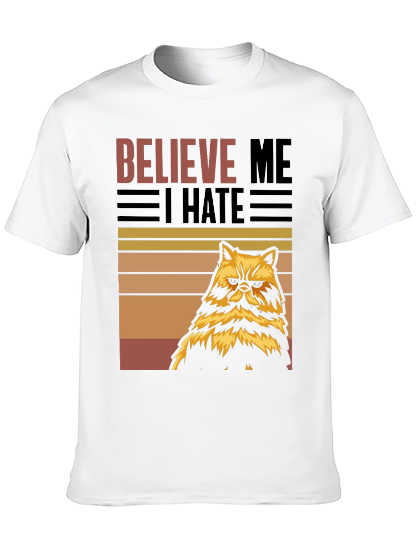Believe Me I Hate Grumpy Cat T-Shirt