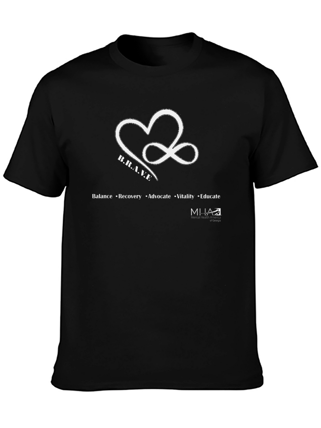 B.R.A.V.E. Mental Health Awareness T-Shirt