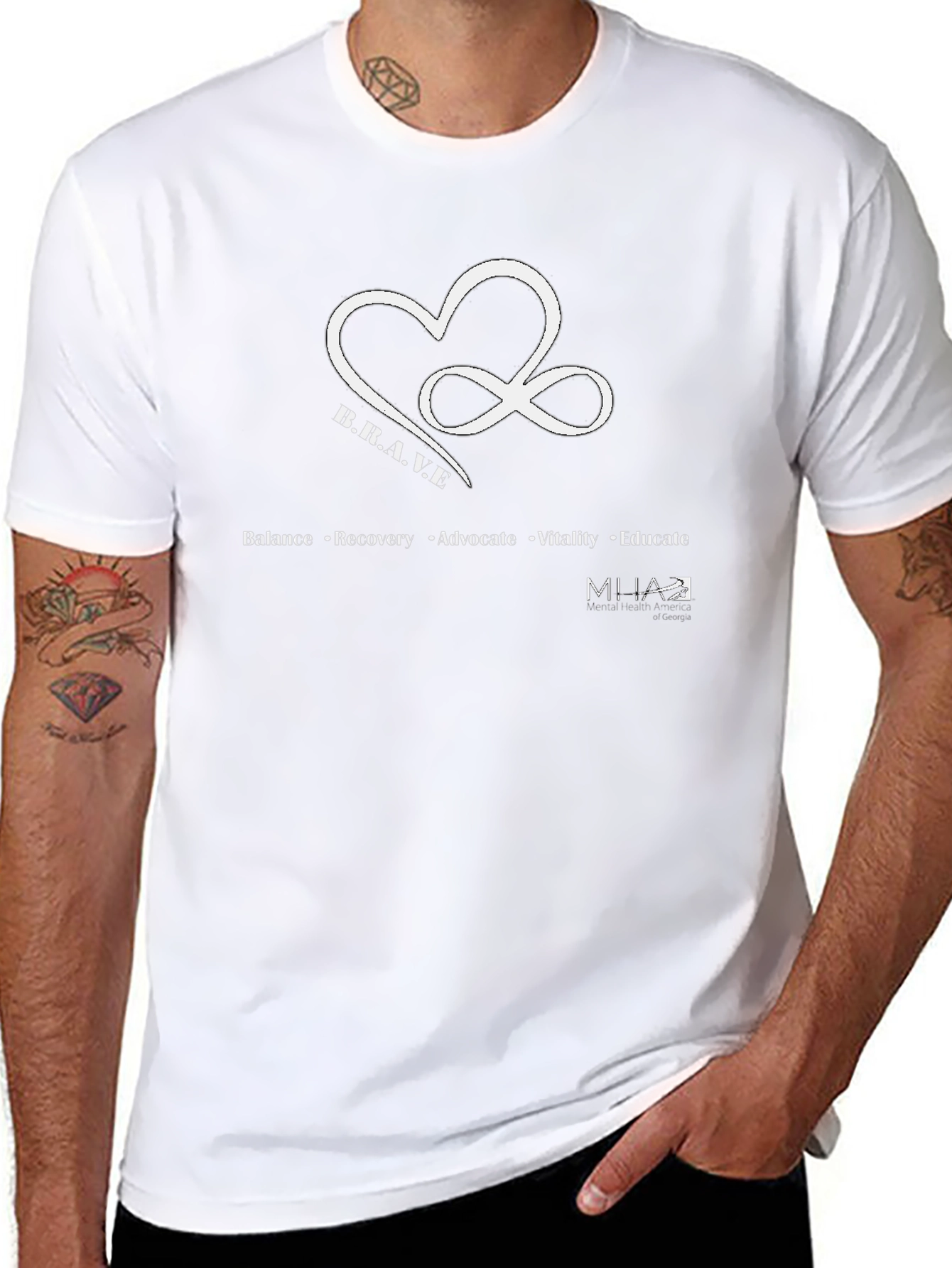 B.R.A.V.E. Mental Health Awareness T-Shirt