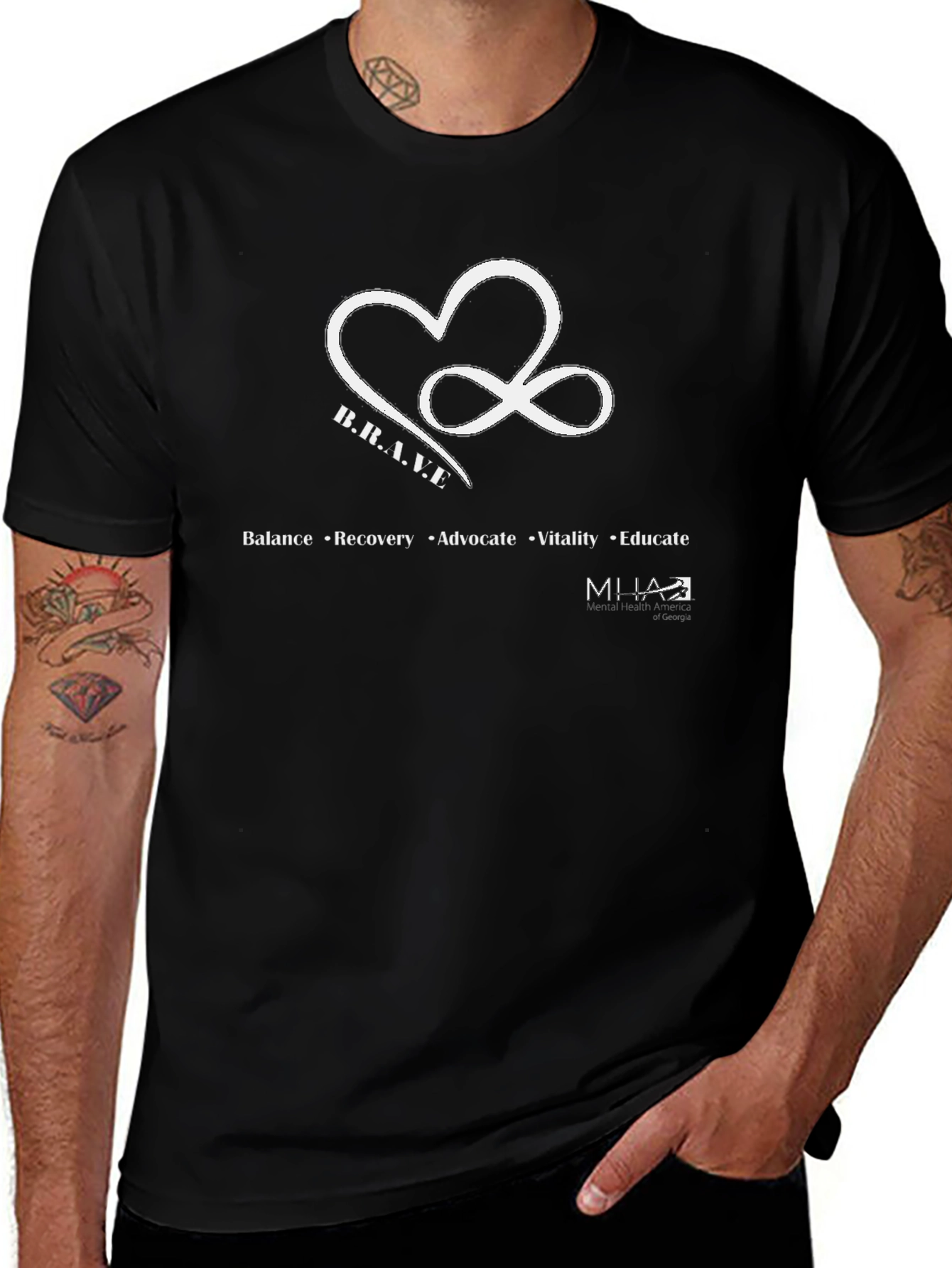B.R.A.V.E. Mental Health Awareness T-Shirt