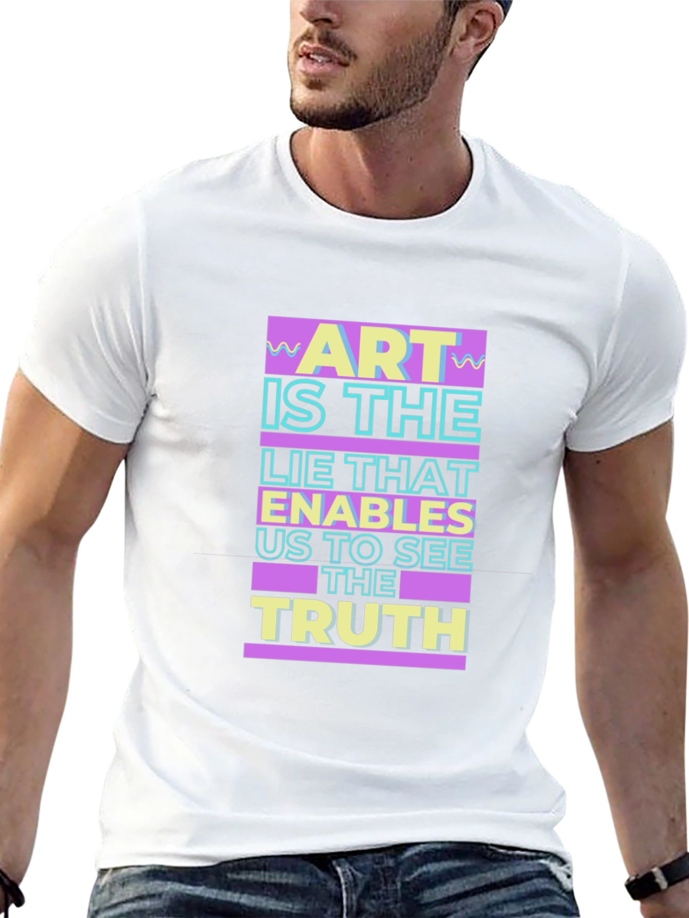 Art Is The Lie T-Shirt - Stylish Graphic Tee