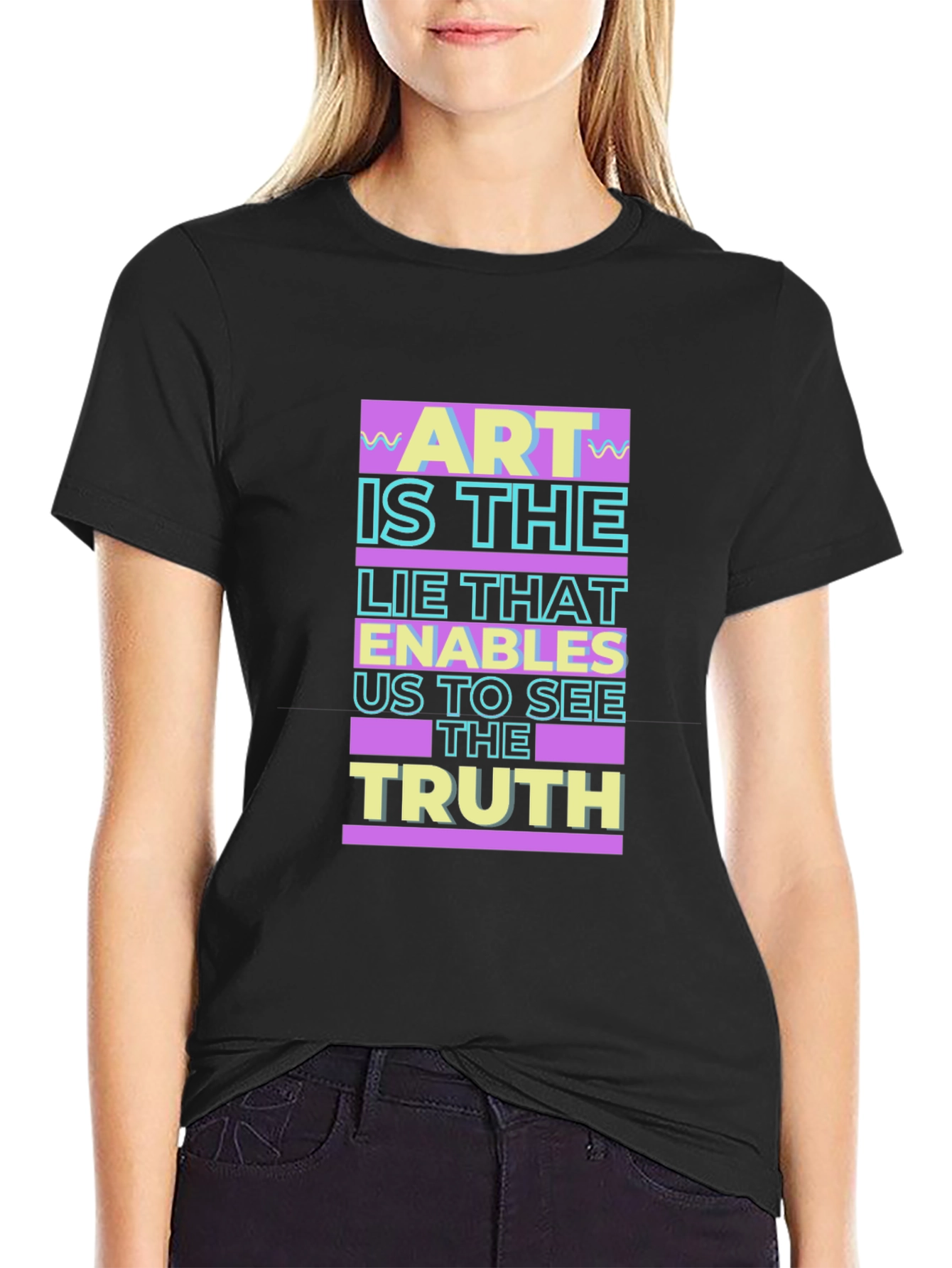 Art Is The Lie T-Shirt - Stylish Graphic Tee