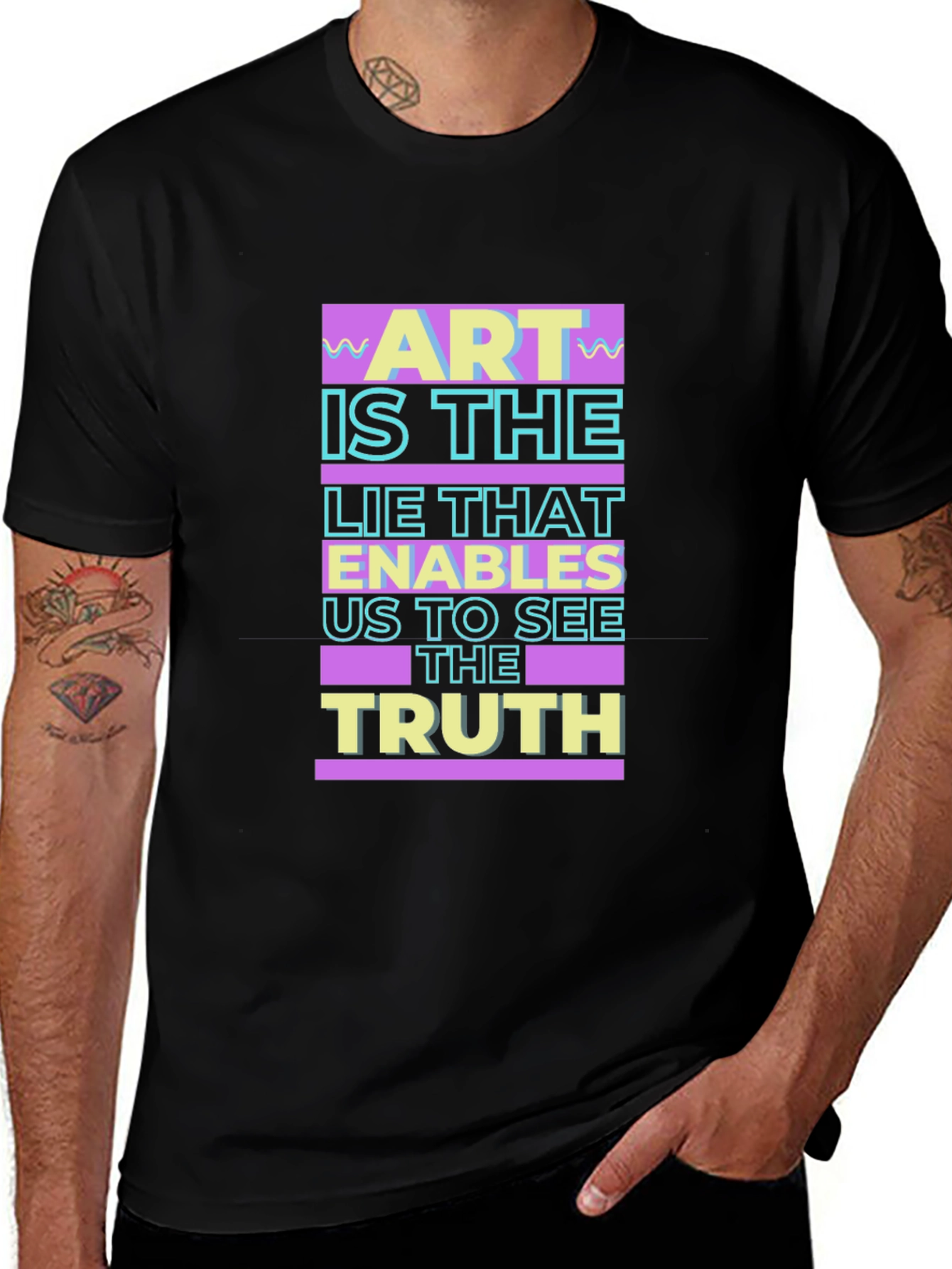 Art Is The Lie T-Shirt - Stylish Graphic Tee