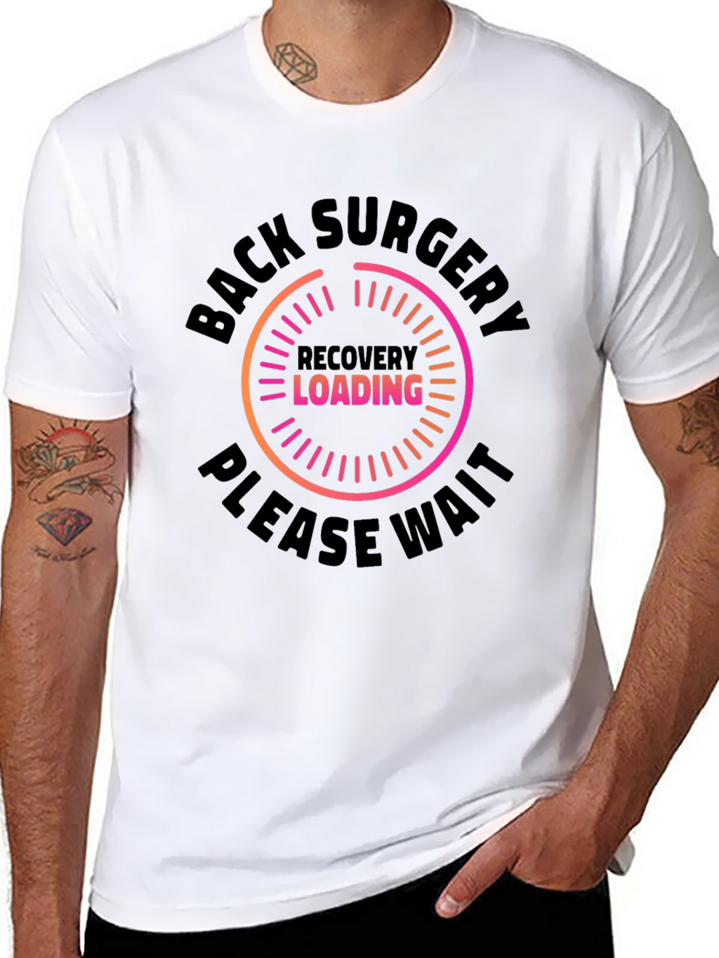 Back Surgery Recovery Loading T-Shirt