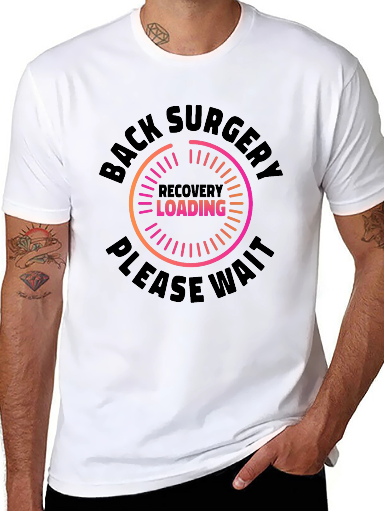 Back Surgery Recovery Loading T-Shirt