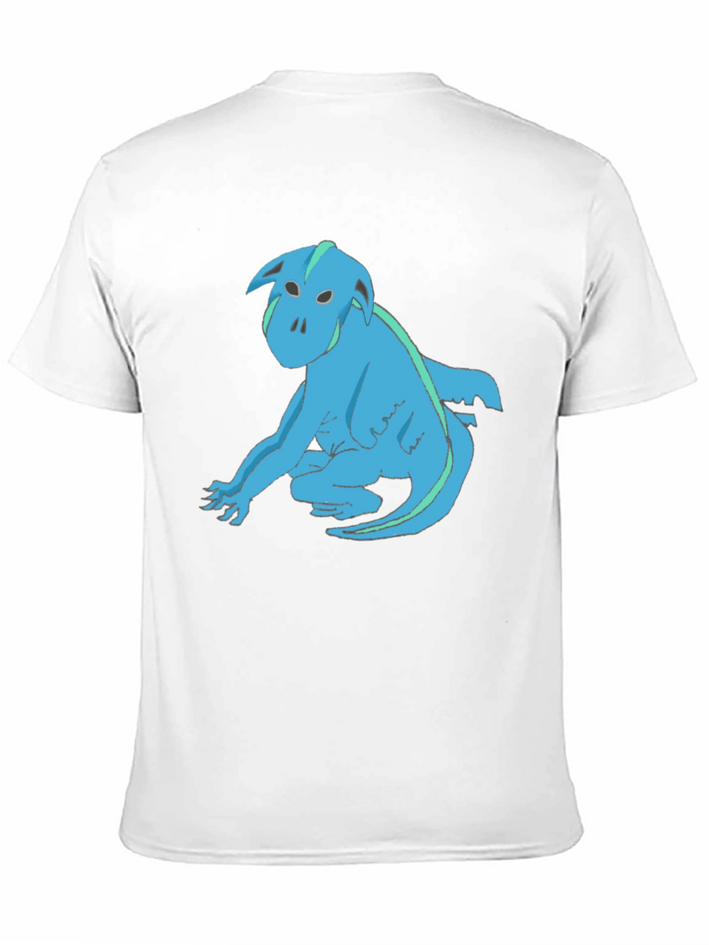 Blue Creature Graphic T-Shirt