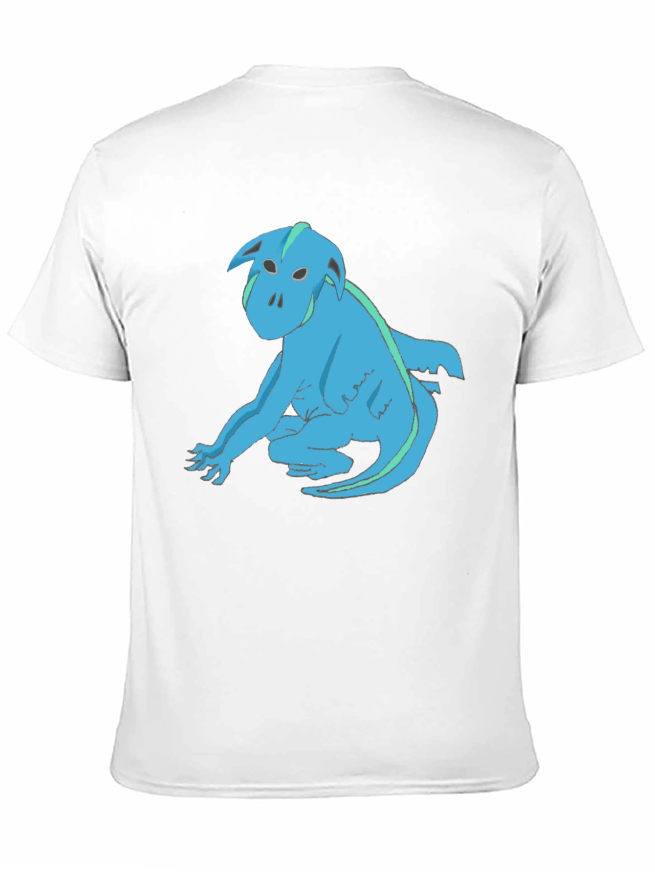 Blue Creature Graphic T-Shirt