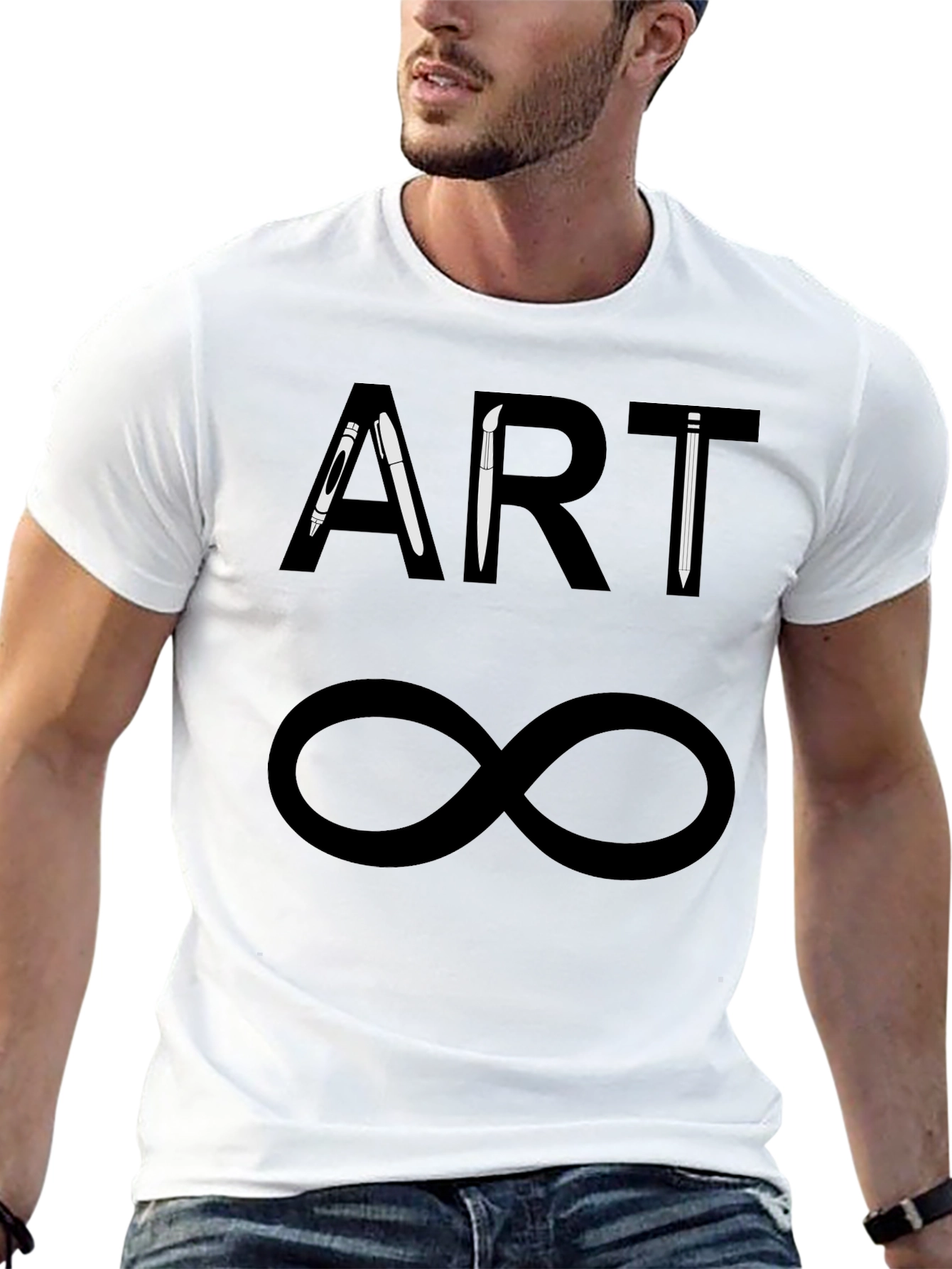 Art Infinity Black T-Shirt