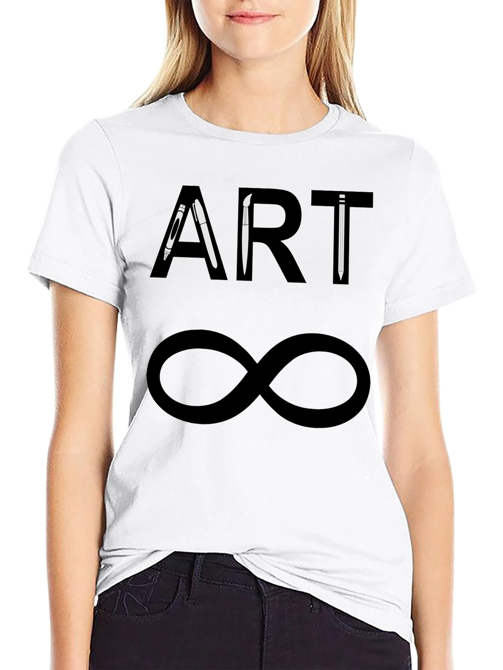 Art Infinity Black T-Shirt