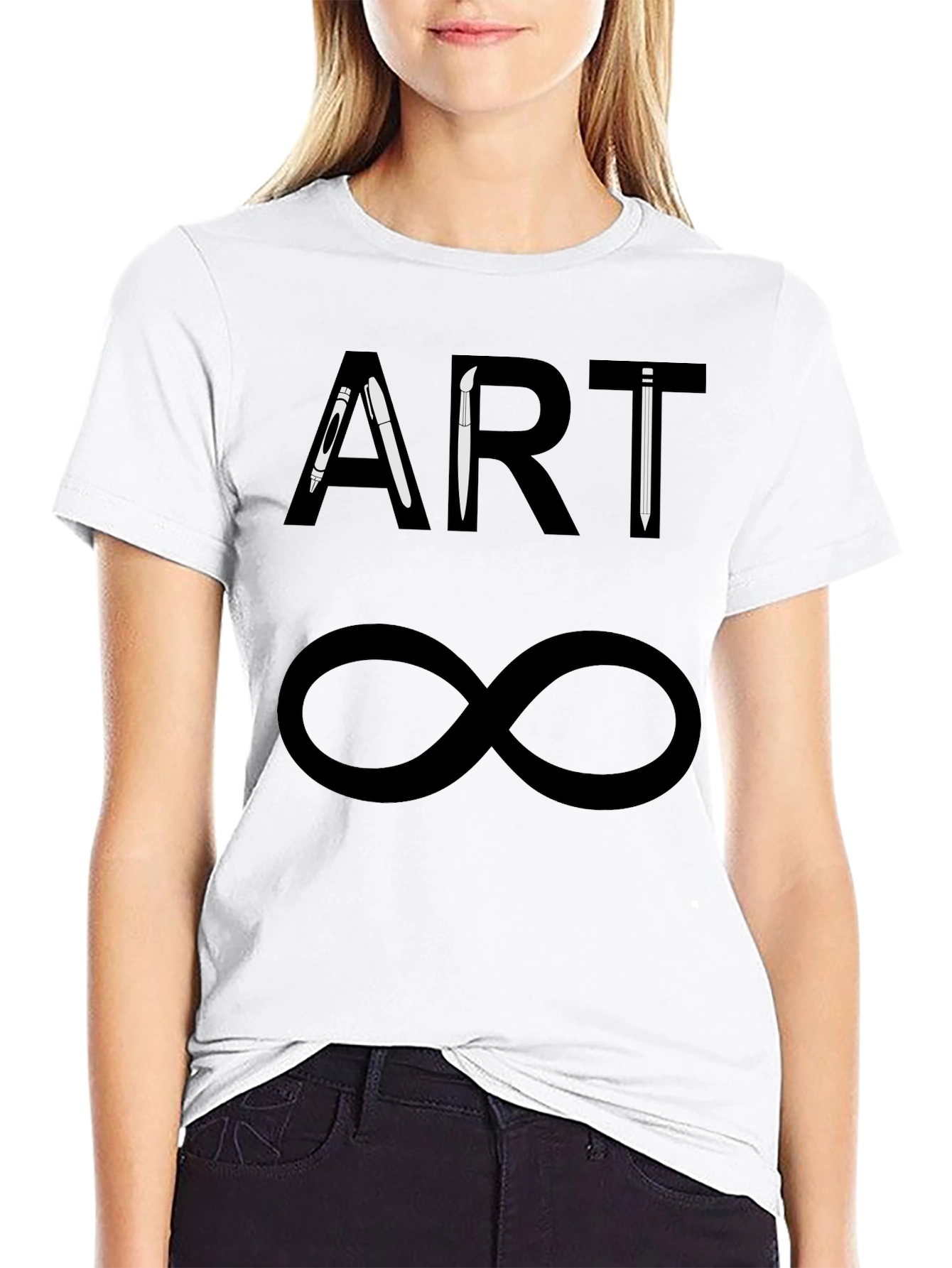 Art Infinity Black T-Shirt