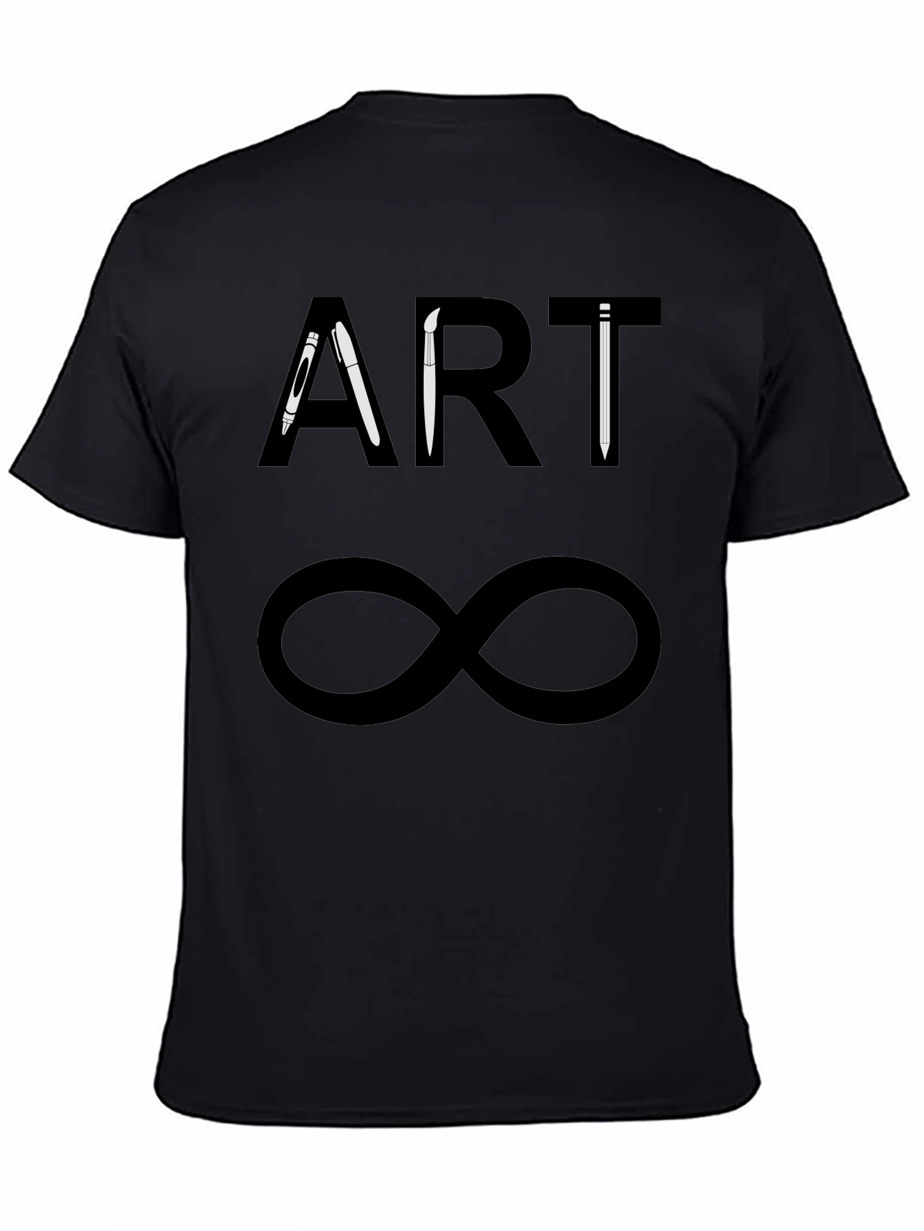 Art Infinity Black T-Shirt