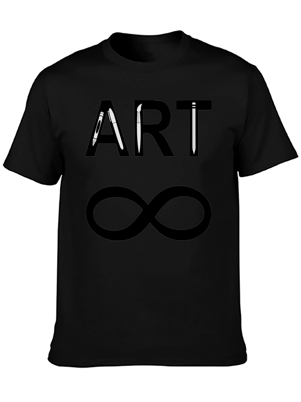 Art Infinity Black T-Shirt