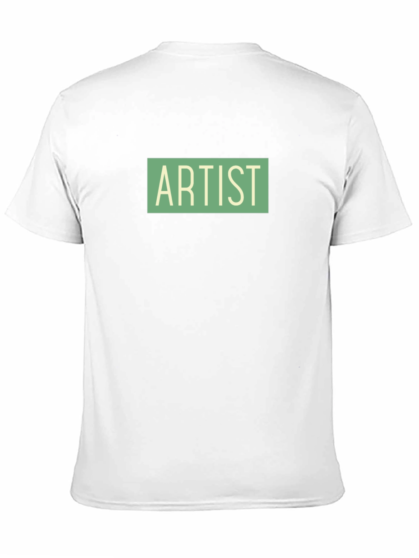 Artist Graphic Tee - Black Cotton Short Sleeve