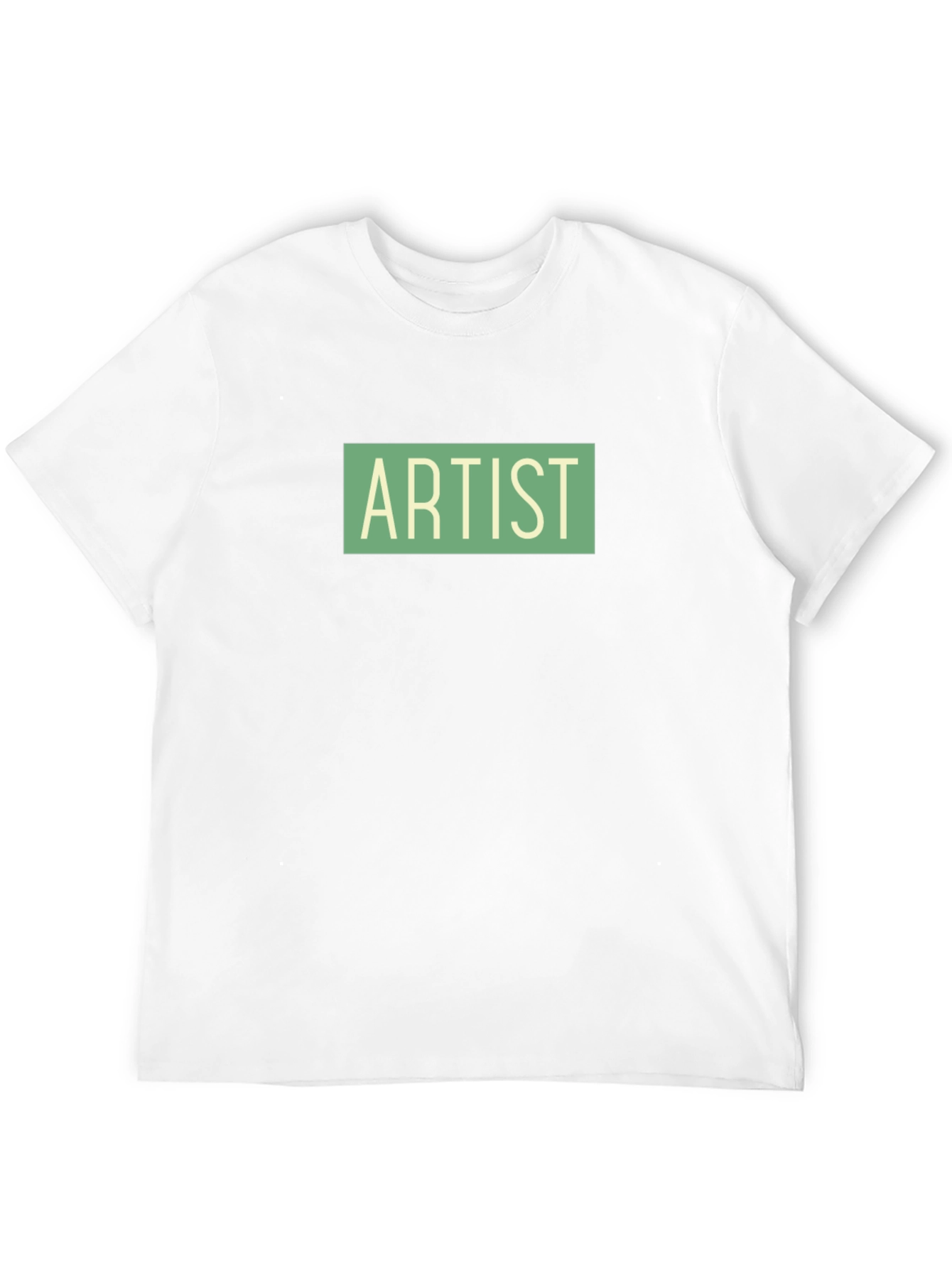 Artist Graphic Tee - Black Cotton Short Sleeve