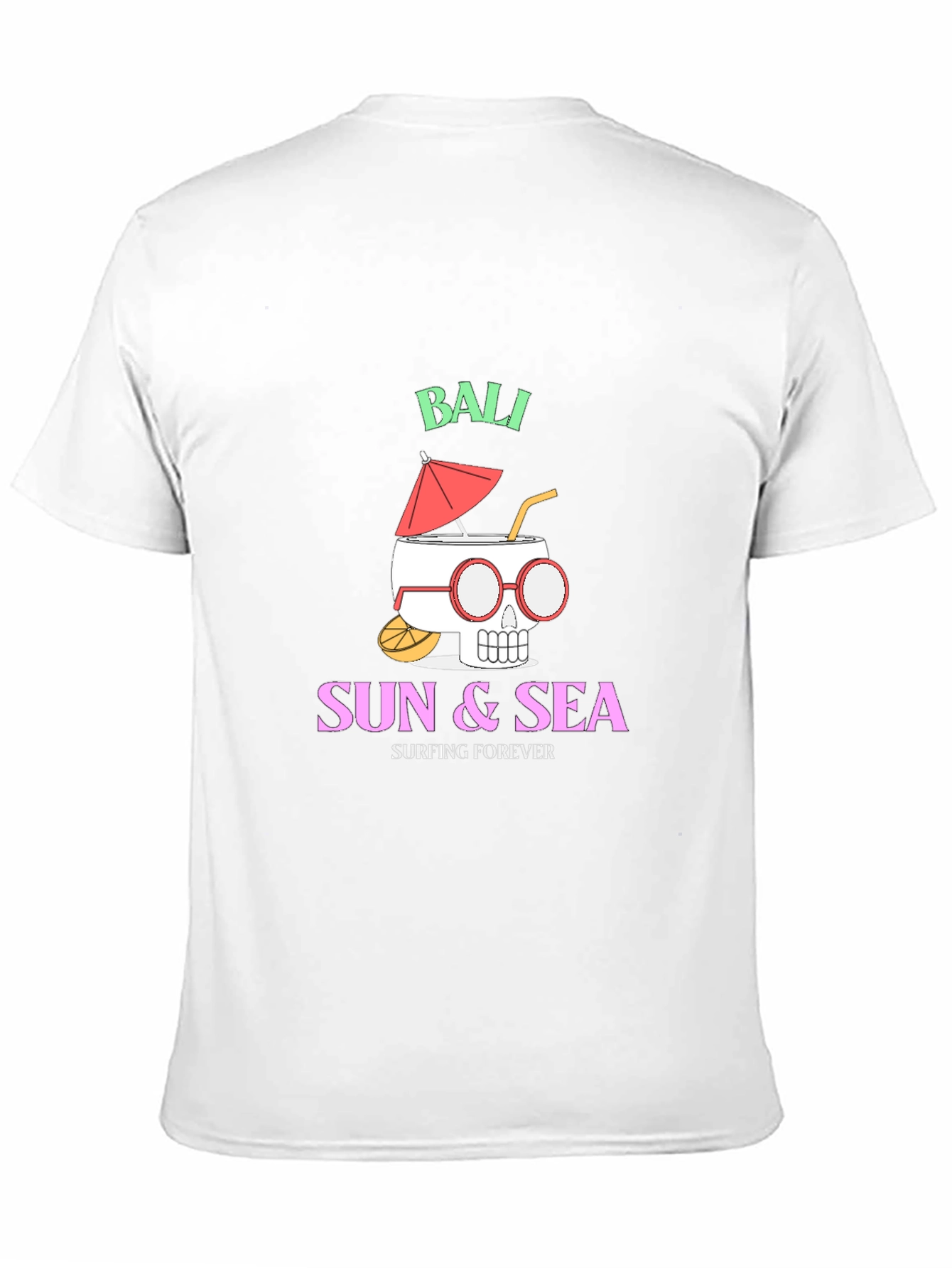Bali Sun & Sea Graphic Tee - Surfing Forever