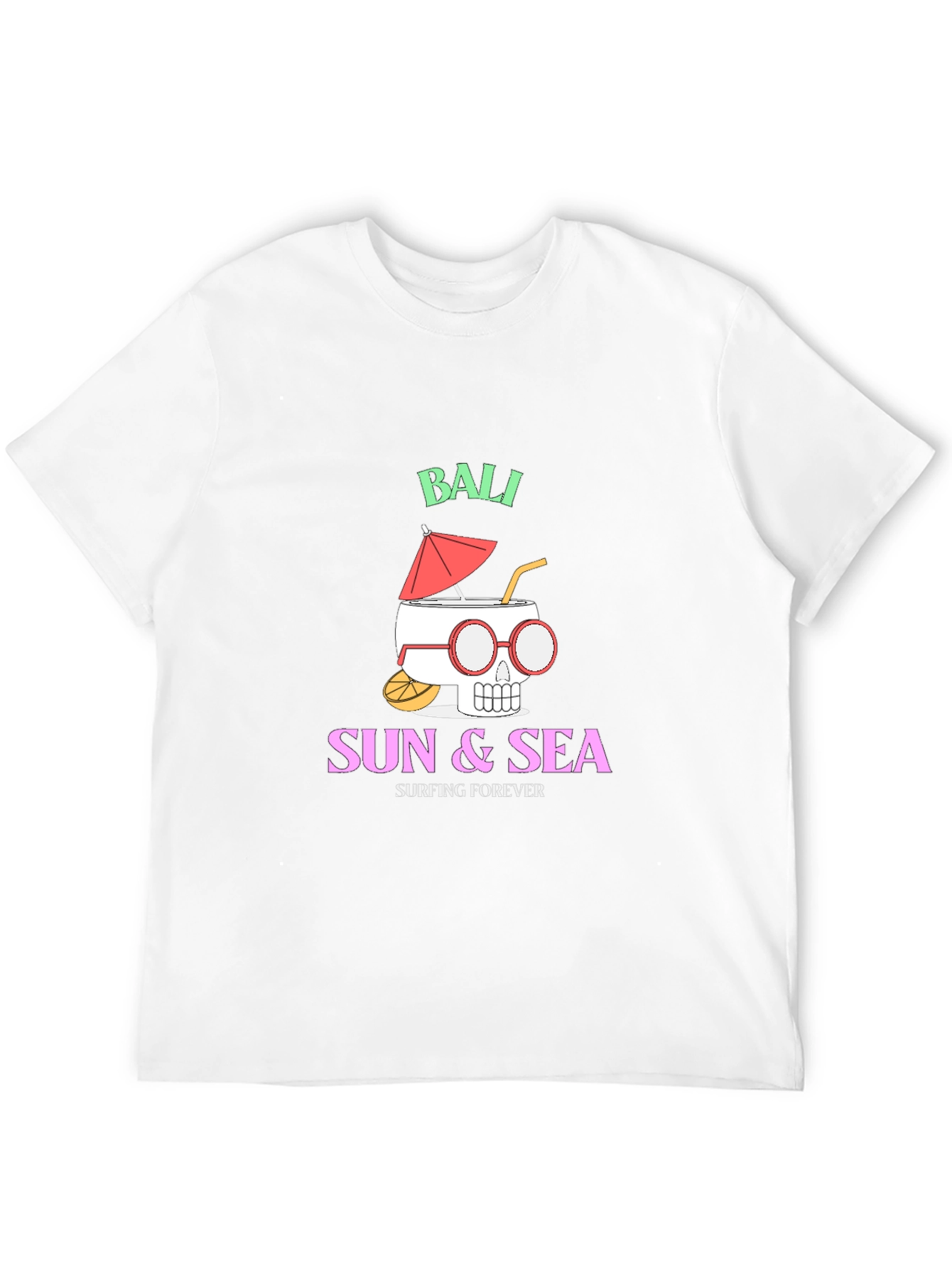 Bali Sun & Sea Graphic Tee - Surfing Forever